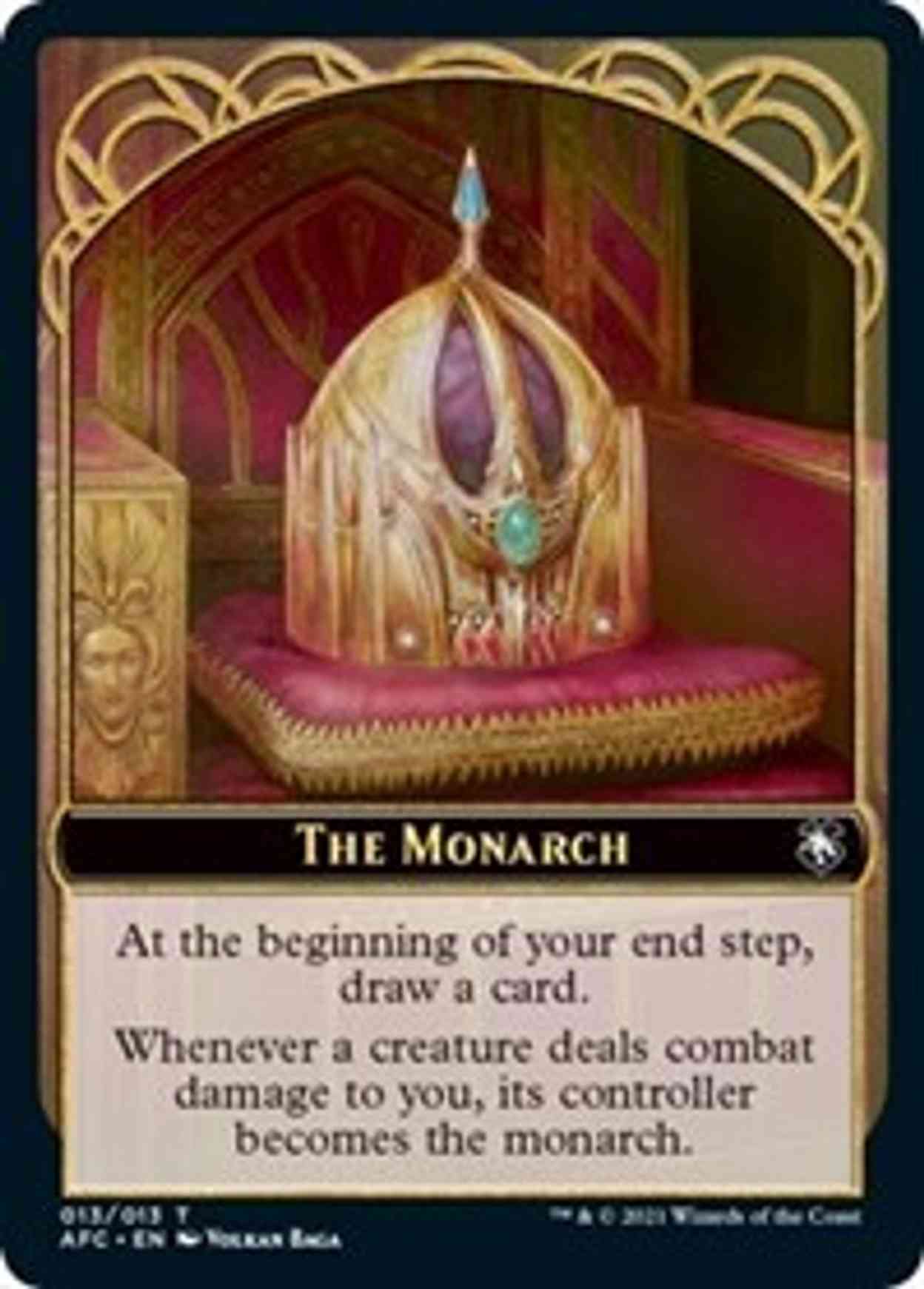 The Monarch // Dragon Spirit Double-sided Token magic card front