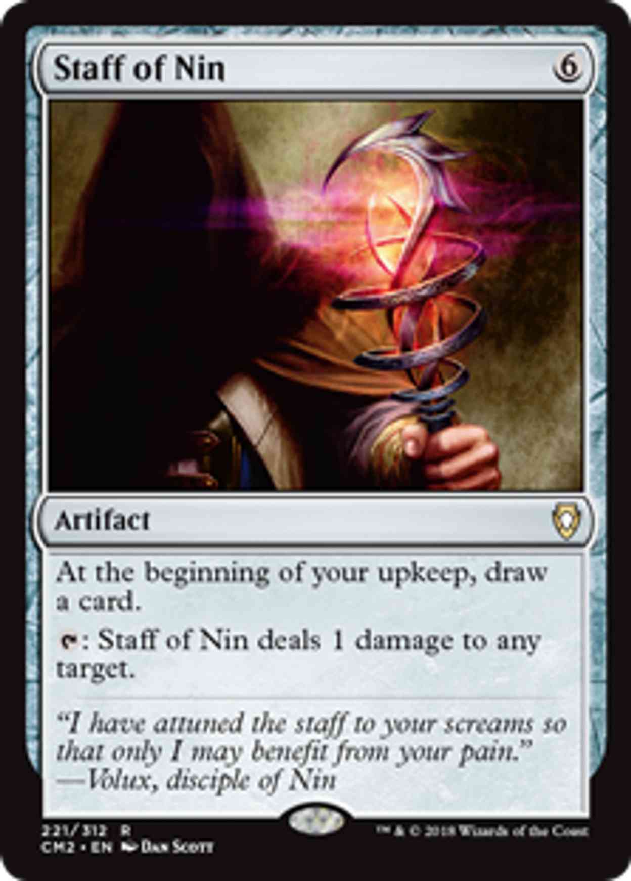 Staff of Nin magic card front