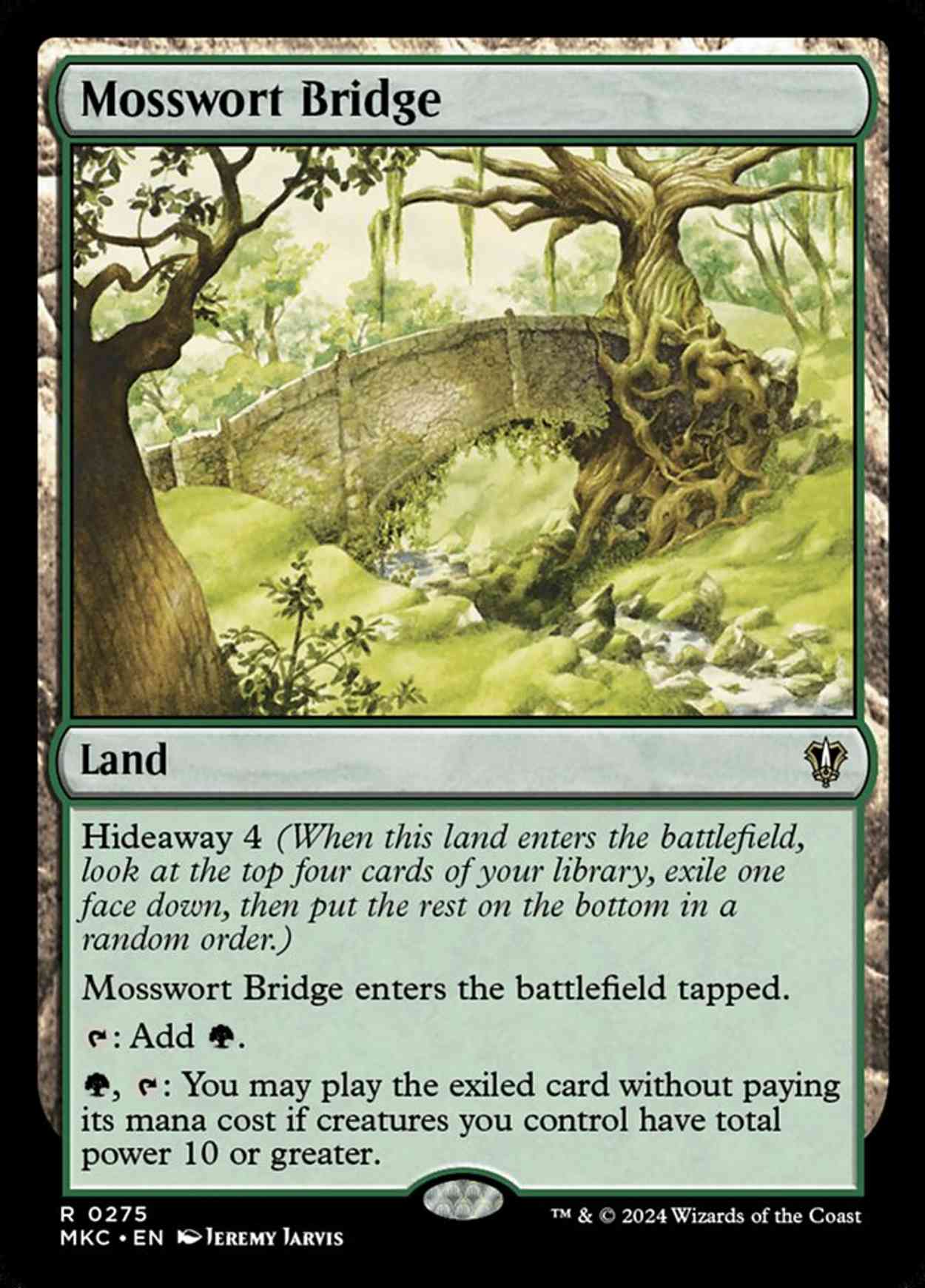 Mosswort Bridge magic card front