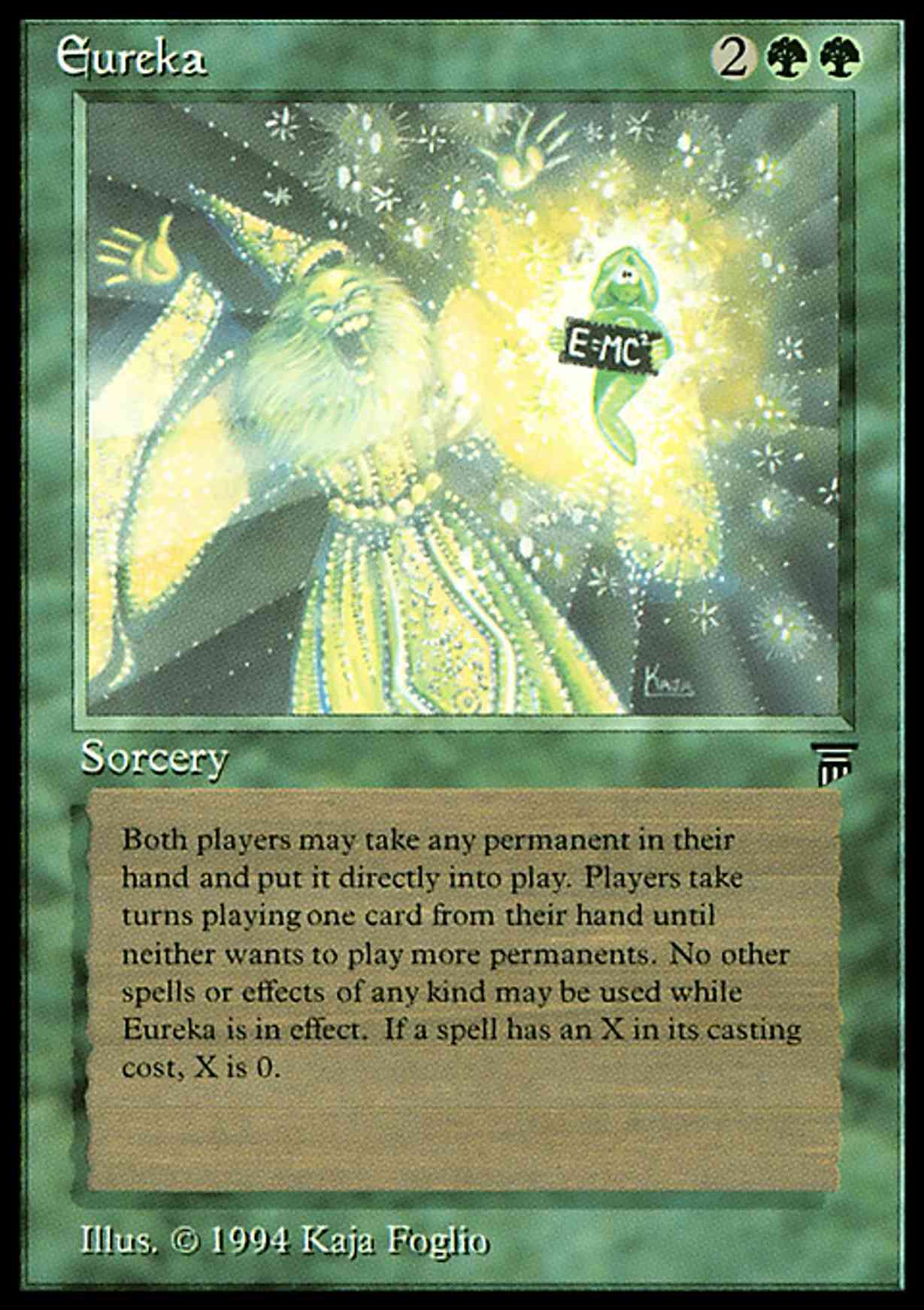 Eureka magic card front