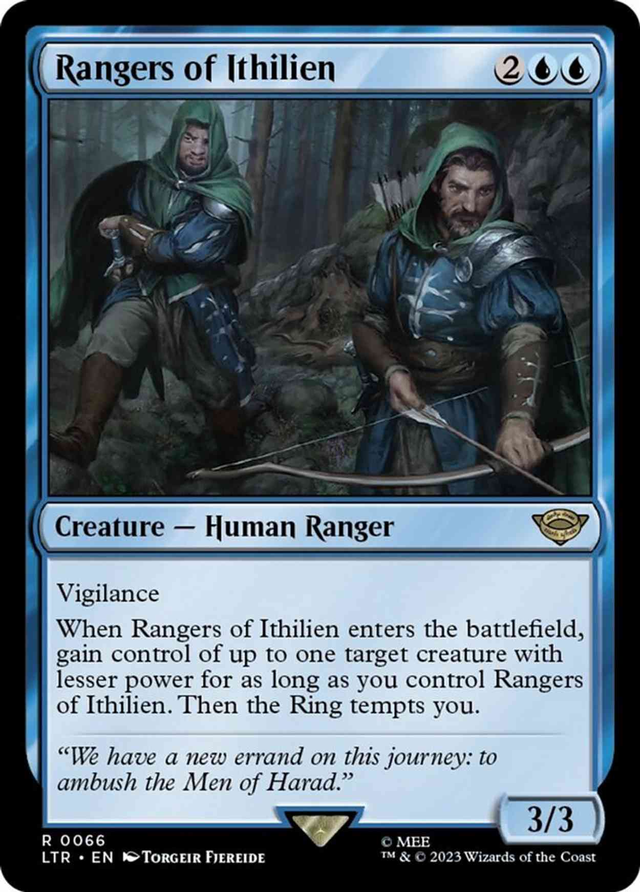 Rangers of Ithilien magic card front