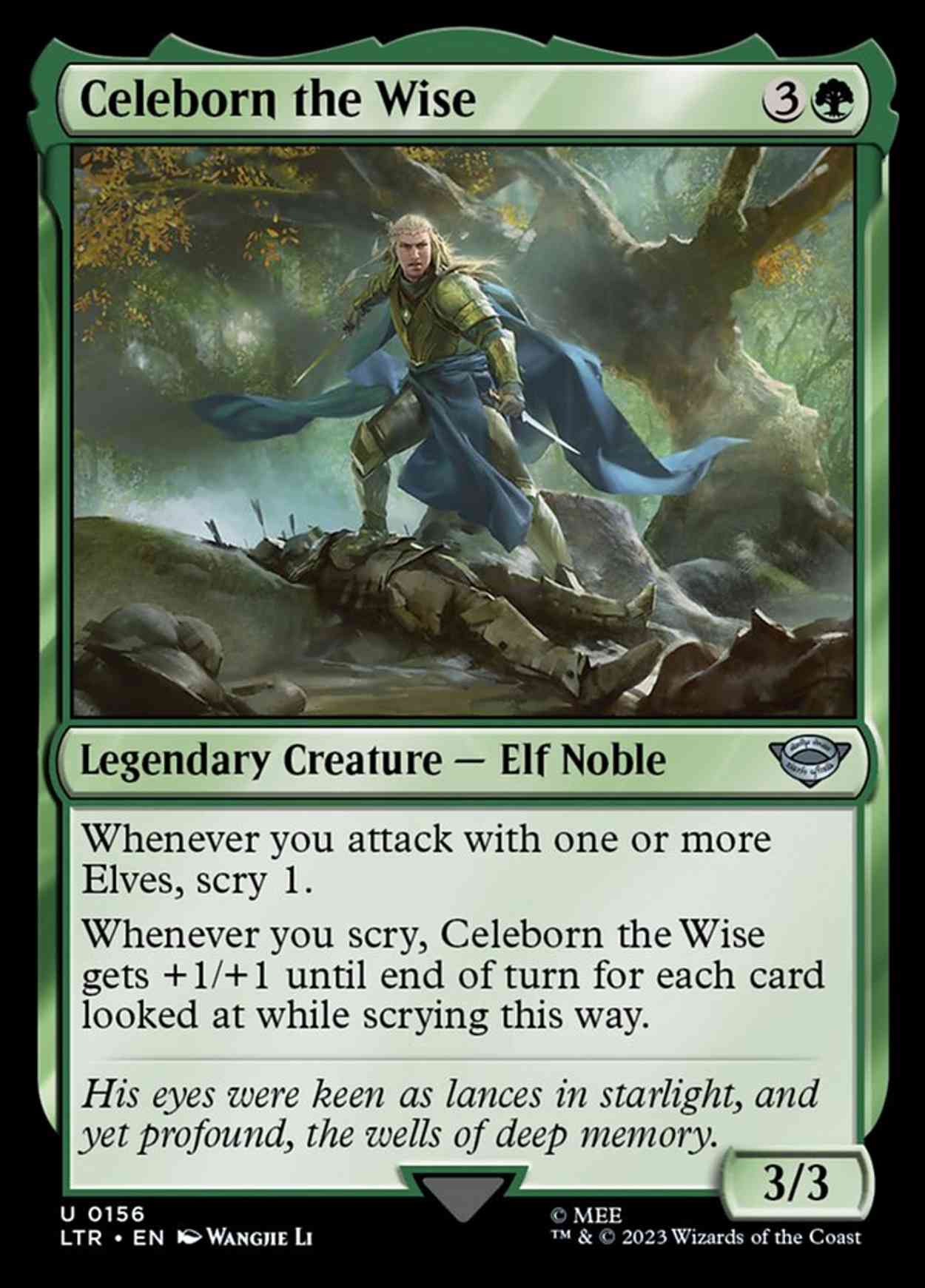 Celeborn the Wise magic card front