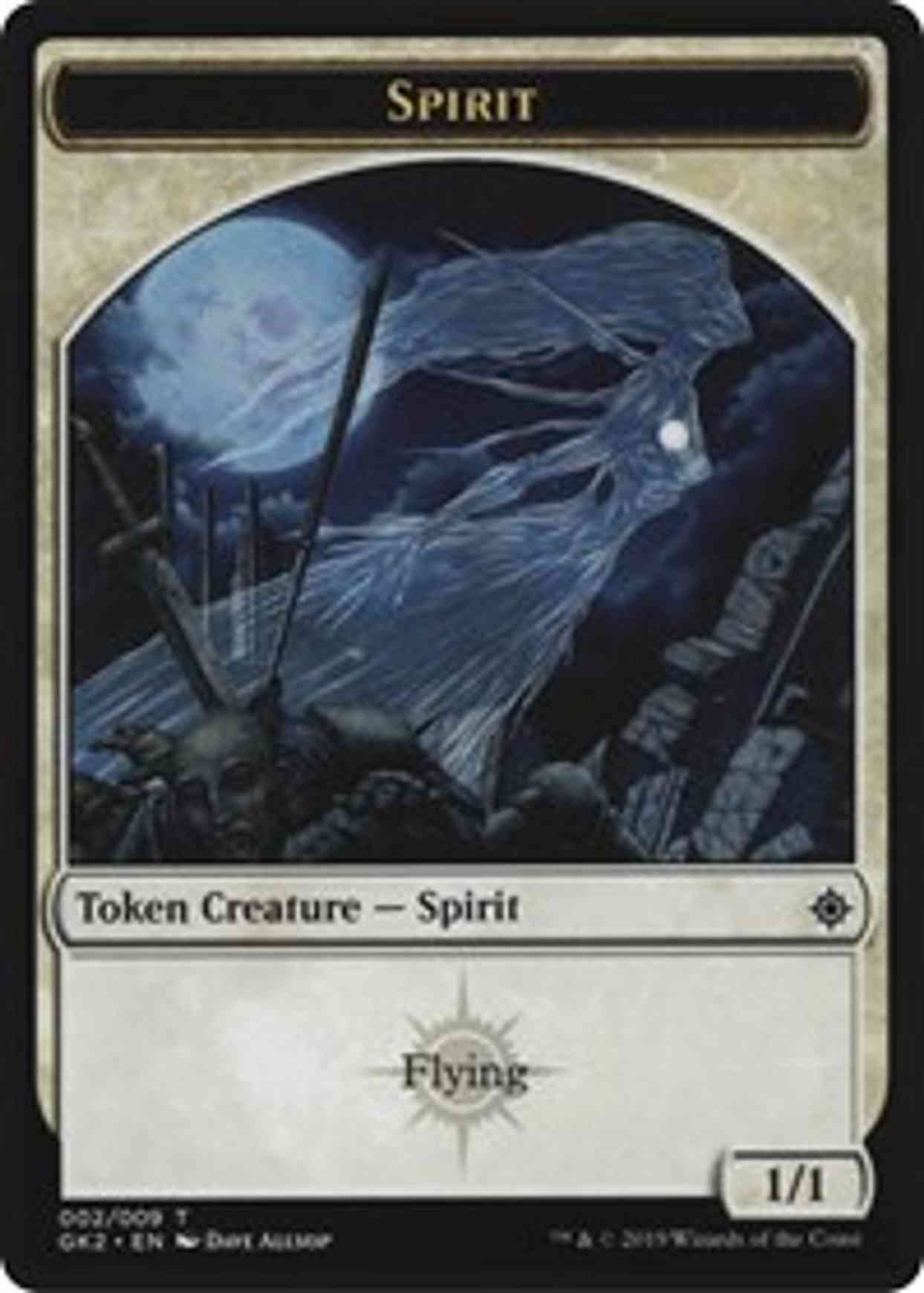 Spirit (002) // Spirit (010) Token magic card front