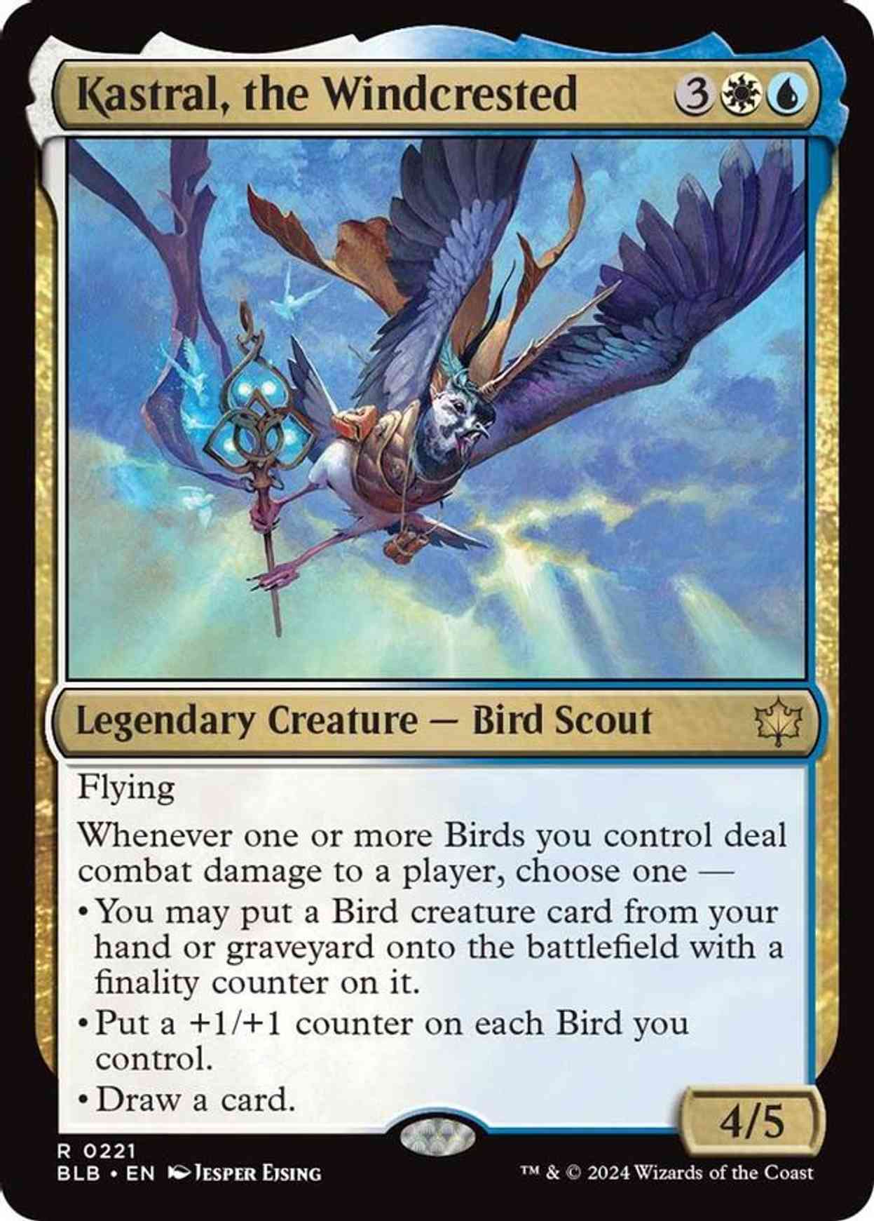 Kastral, the Windcrested magic card front