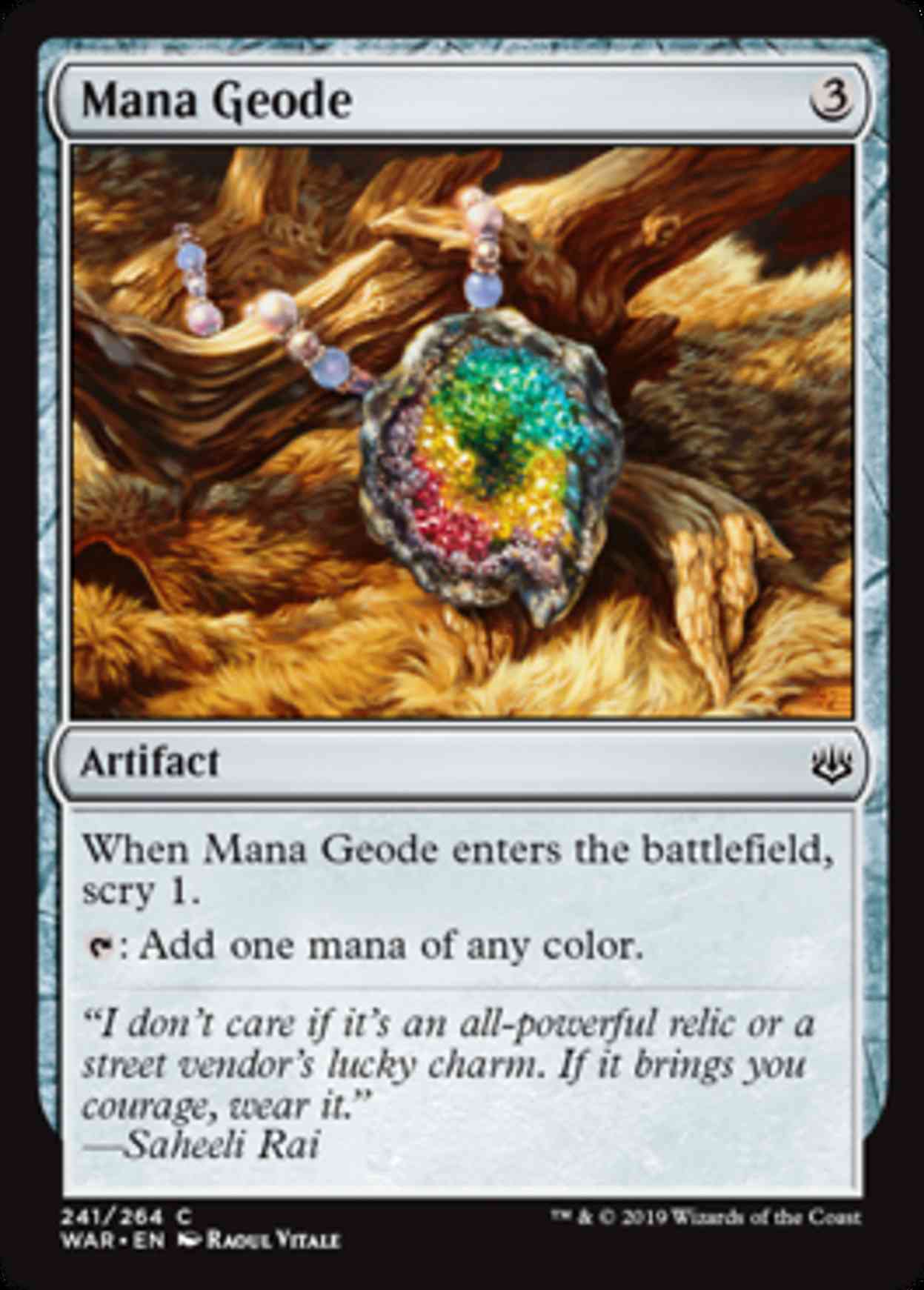 Mana Geode magic card front