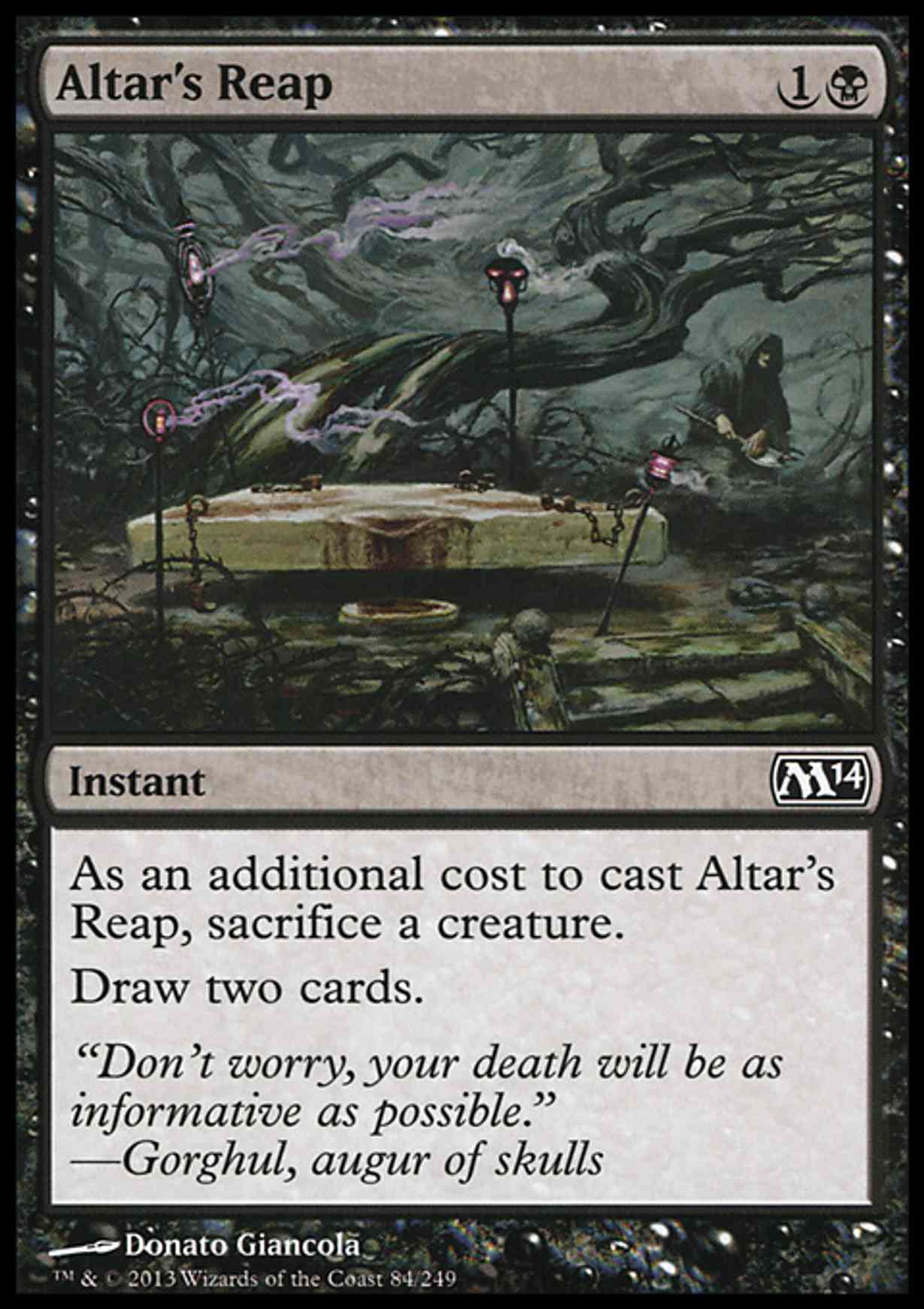 Altar's Reap magic card front