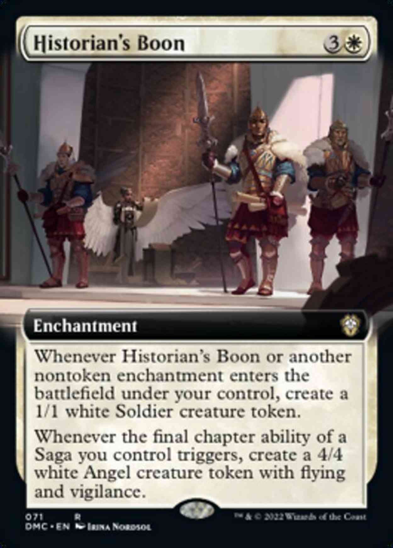 Historian's Boon (Extended Art) magic card front