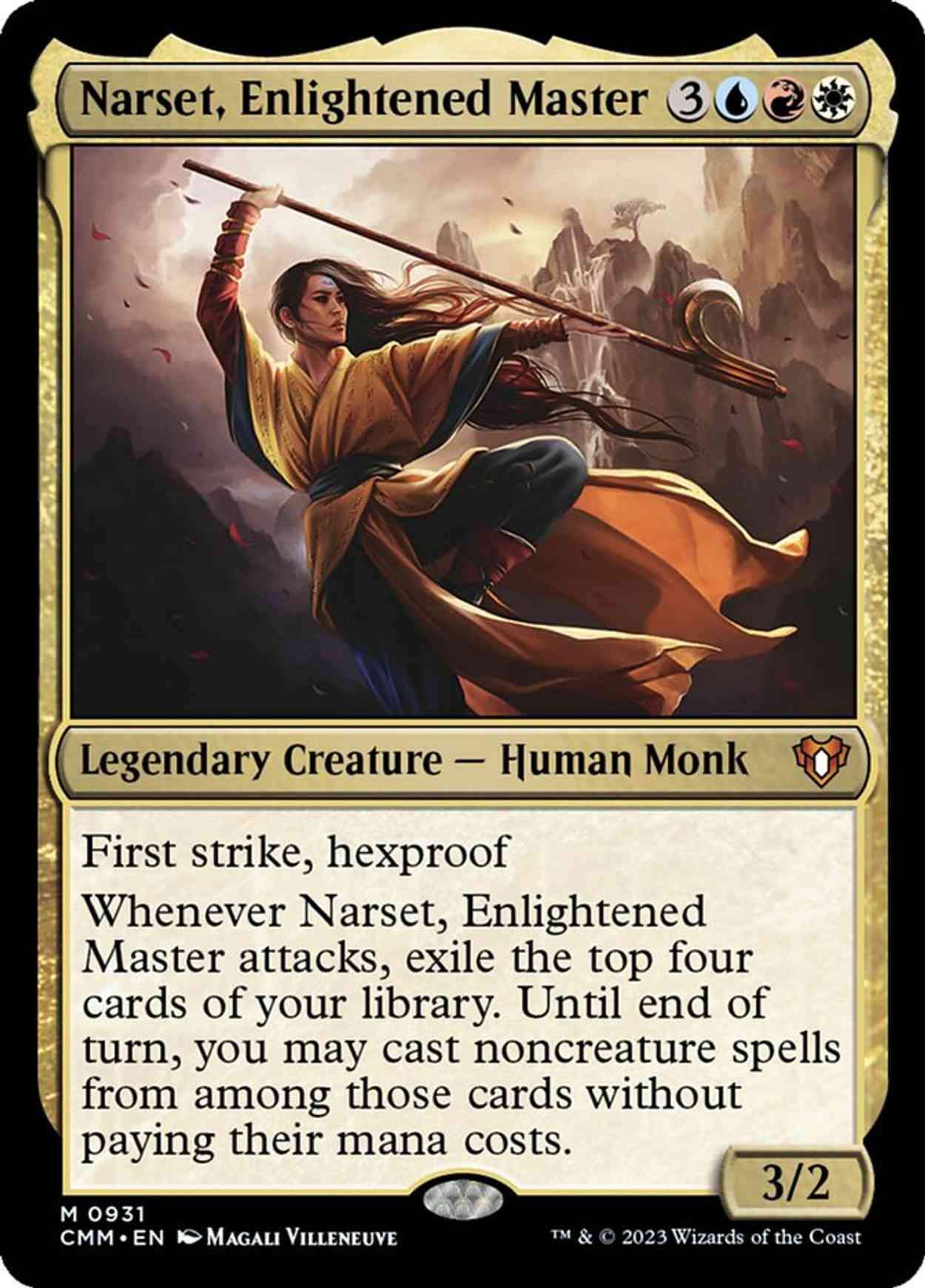 Narset, Enlightened Master magic card front