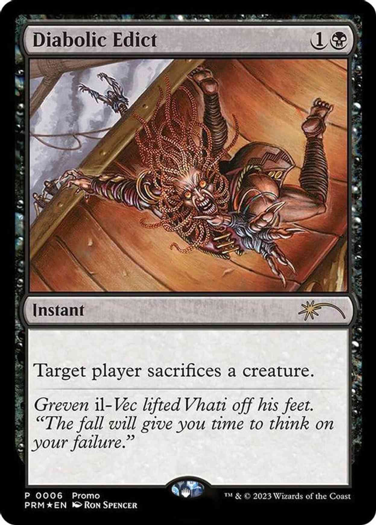 Diabolic Edict (Graphic Novel Insert) magic card front