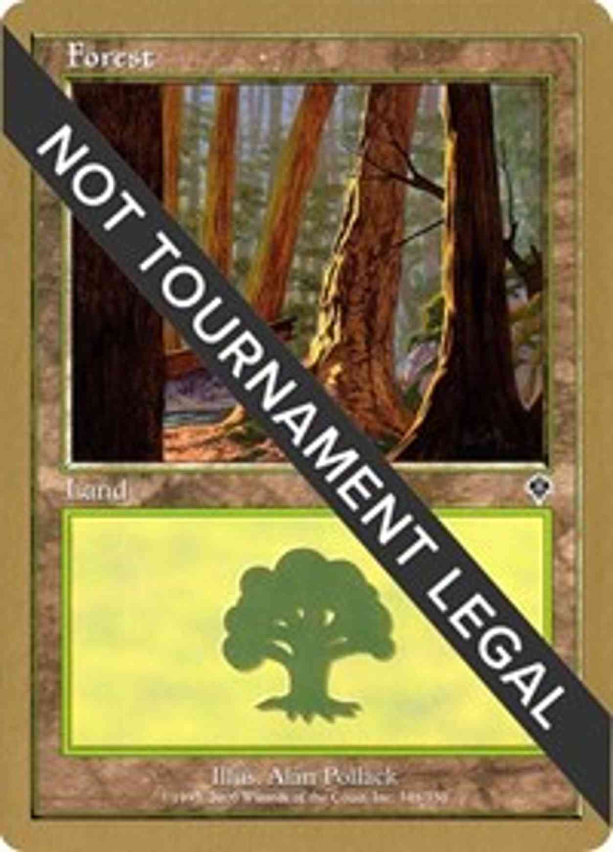 Forest (348) - 2001 Jan Tomcani (INV) magic card front