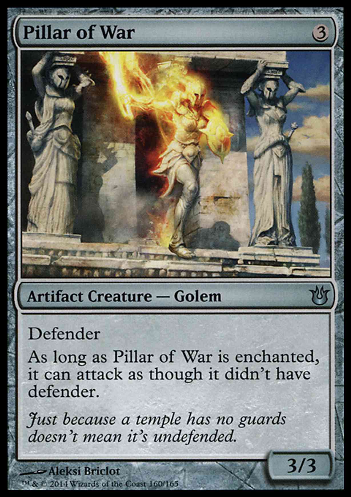 Pillar of War magic card front