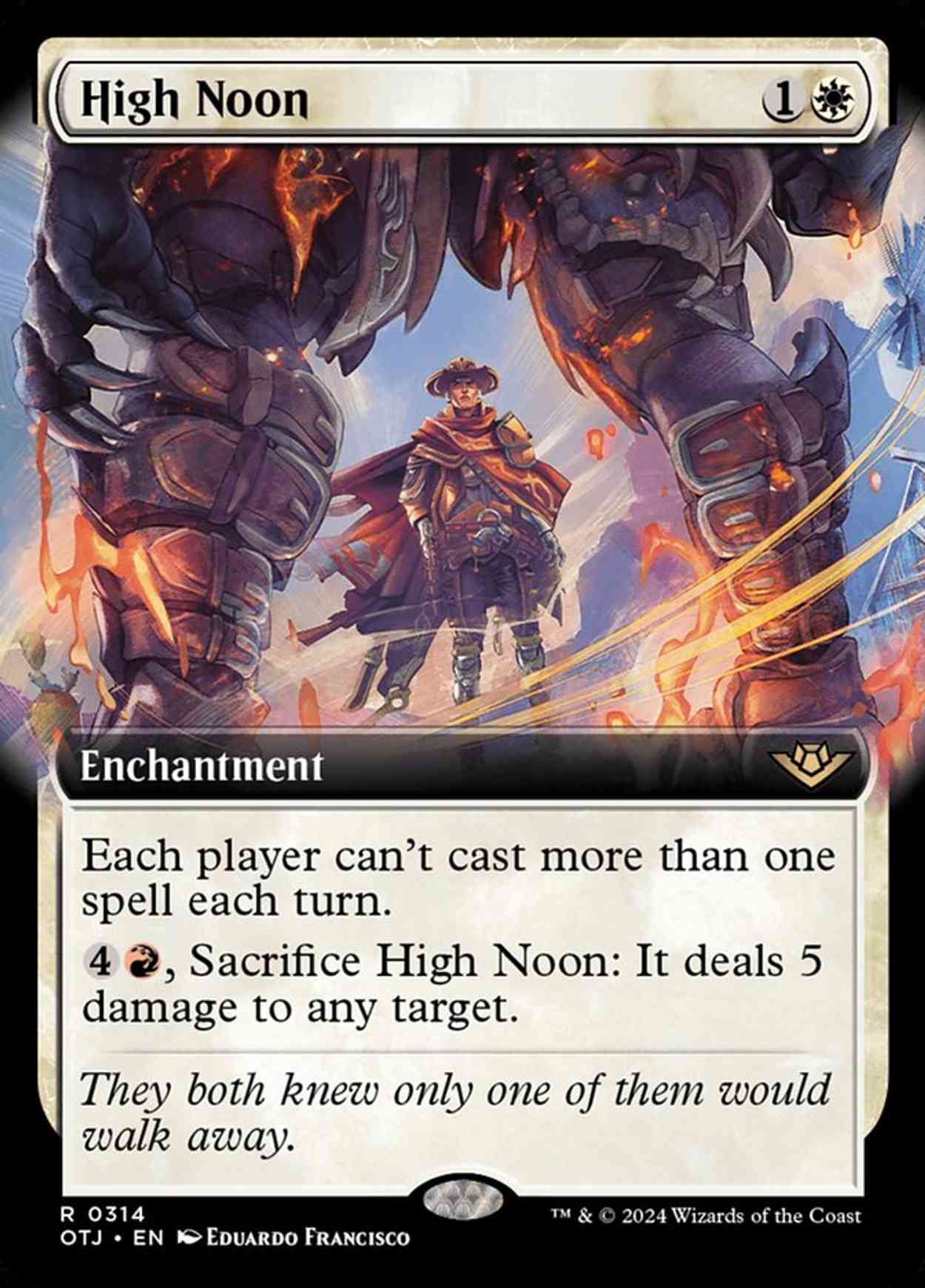 High Noon (Extended Art) magic card front