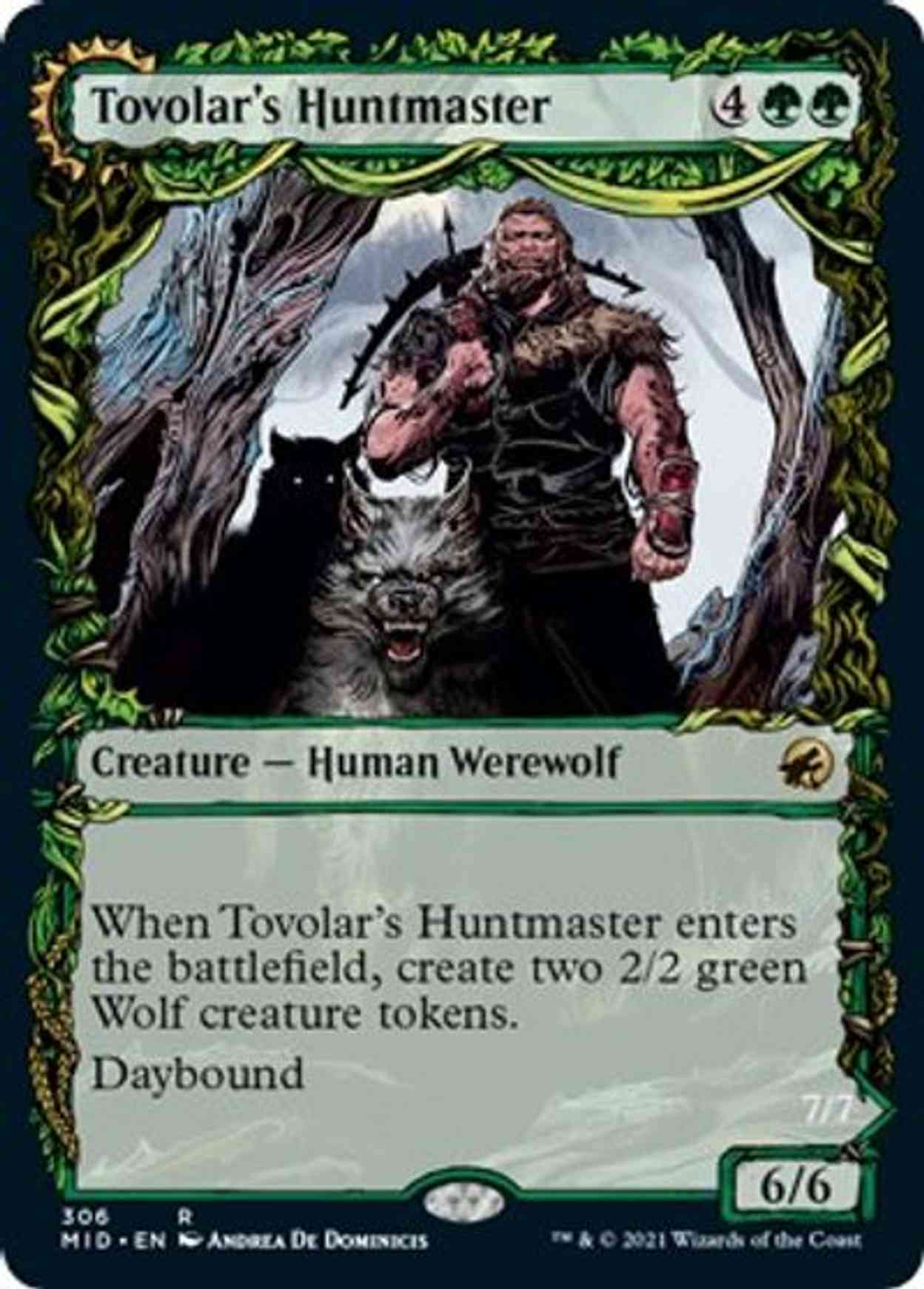 Tovolar's Huntmaster (Showcase) magic card front
