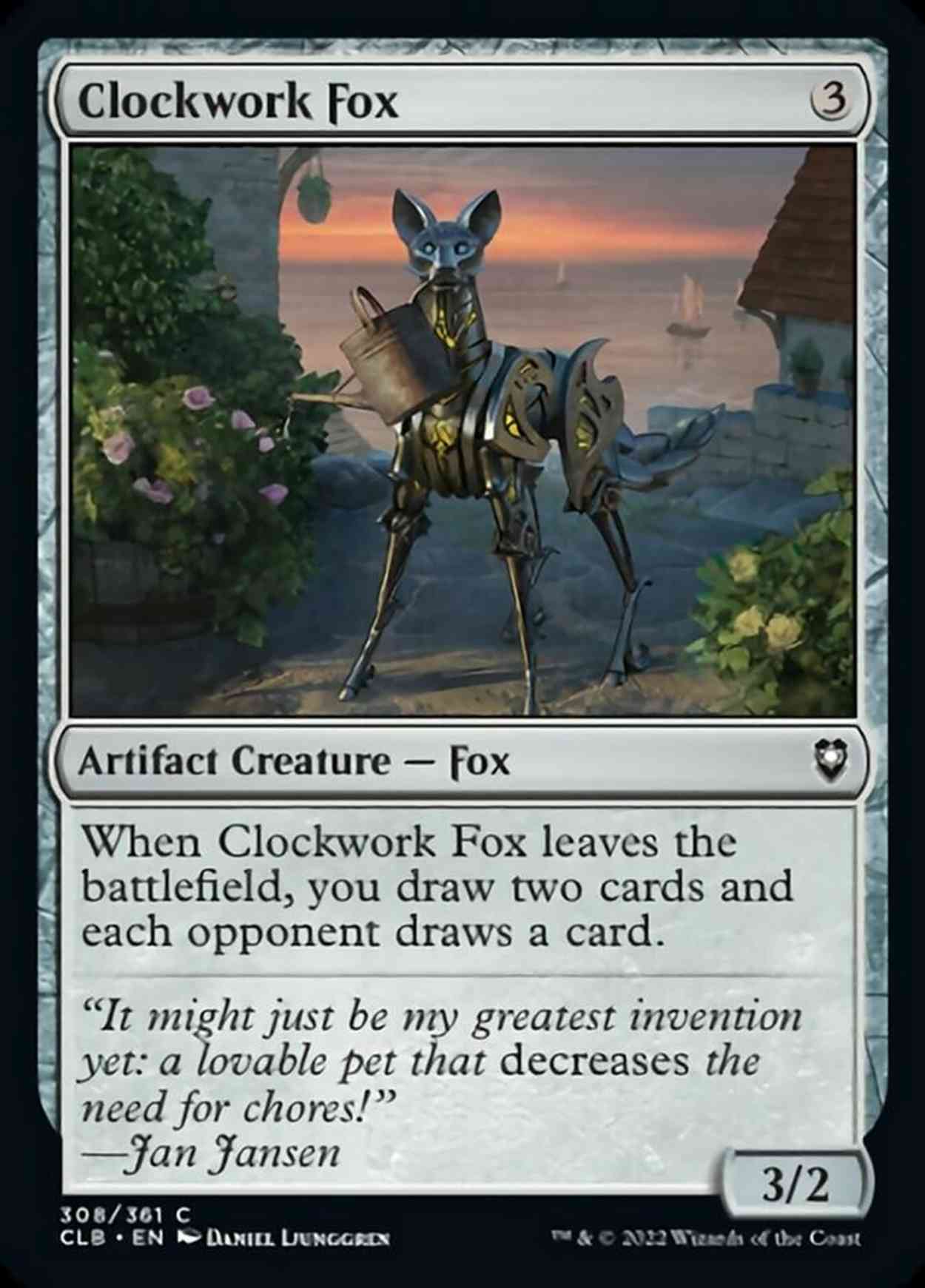 Clockwork Fox magic card front