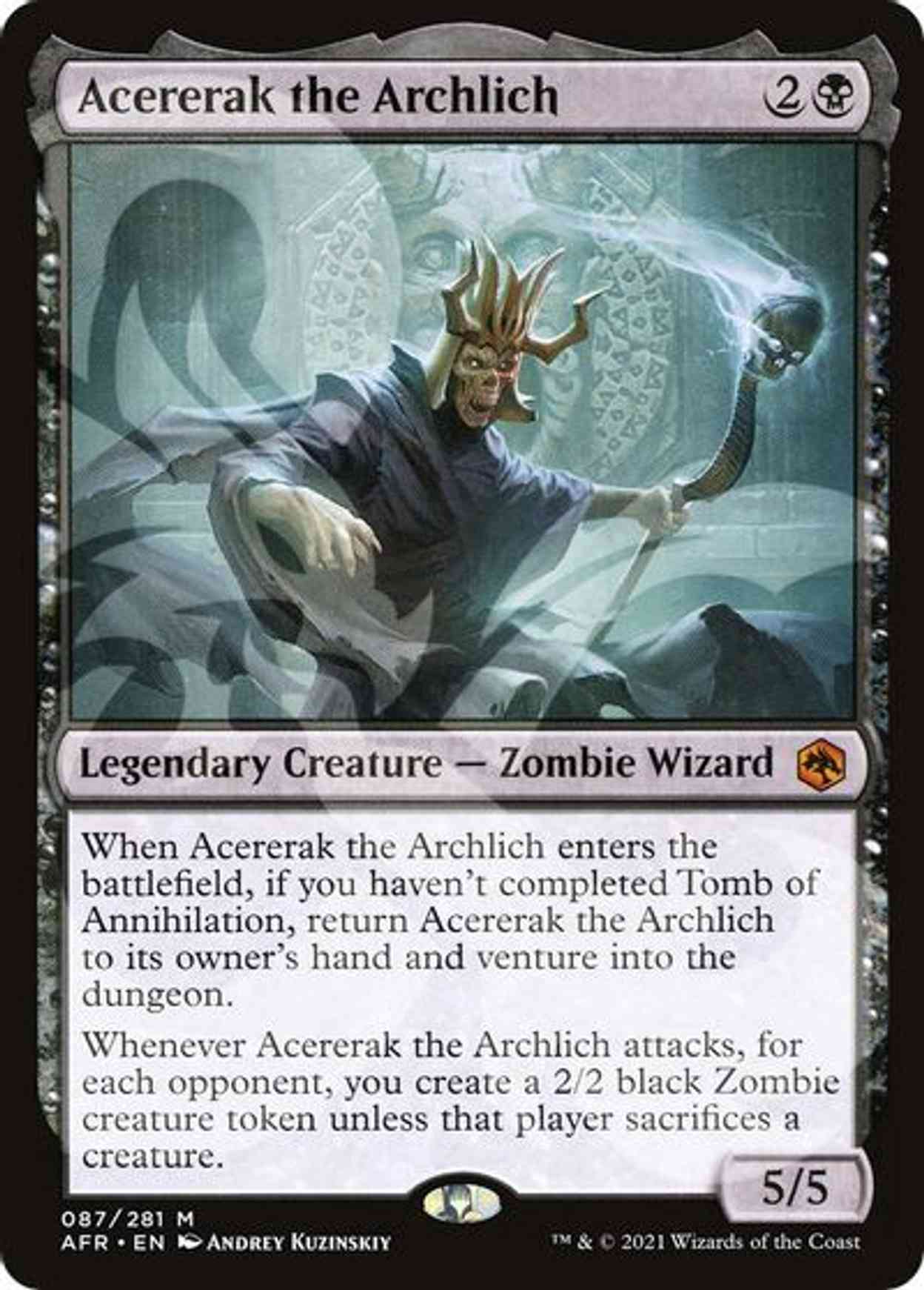 Acererak the Archlich magic card front