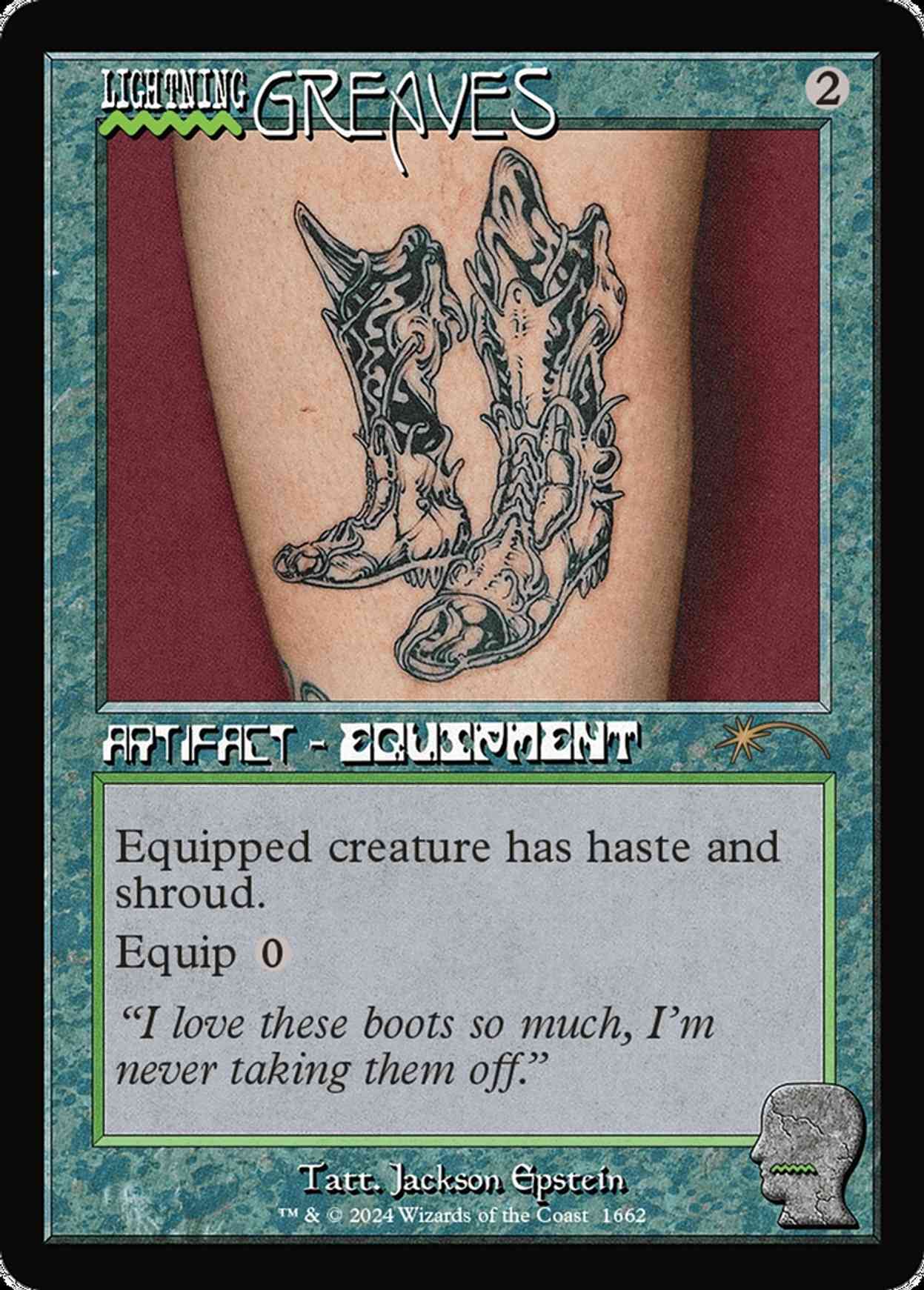 Lightning Greaves (1662) magic card front