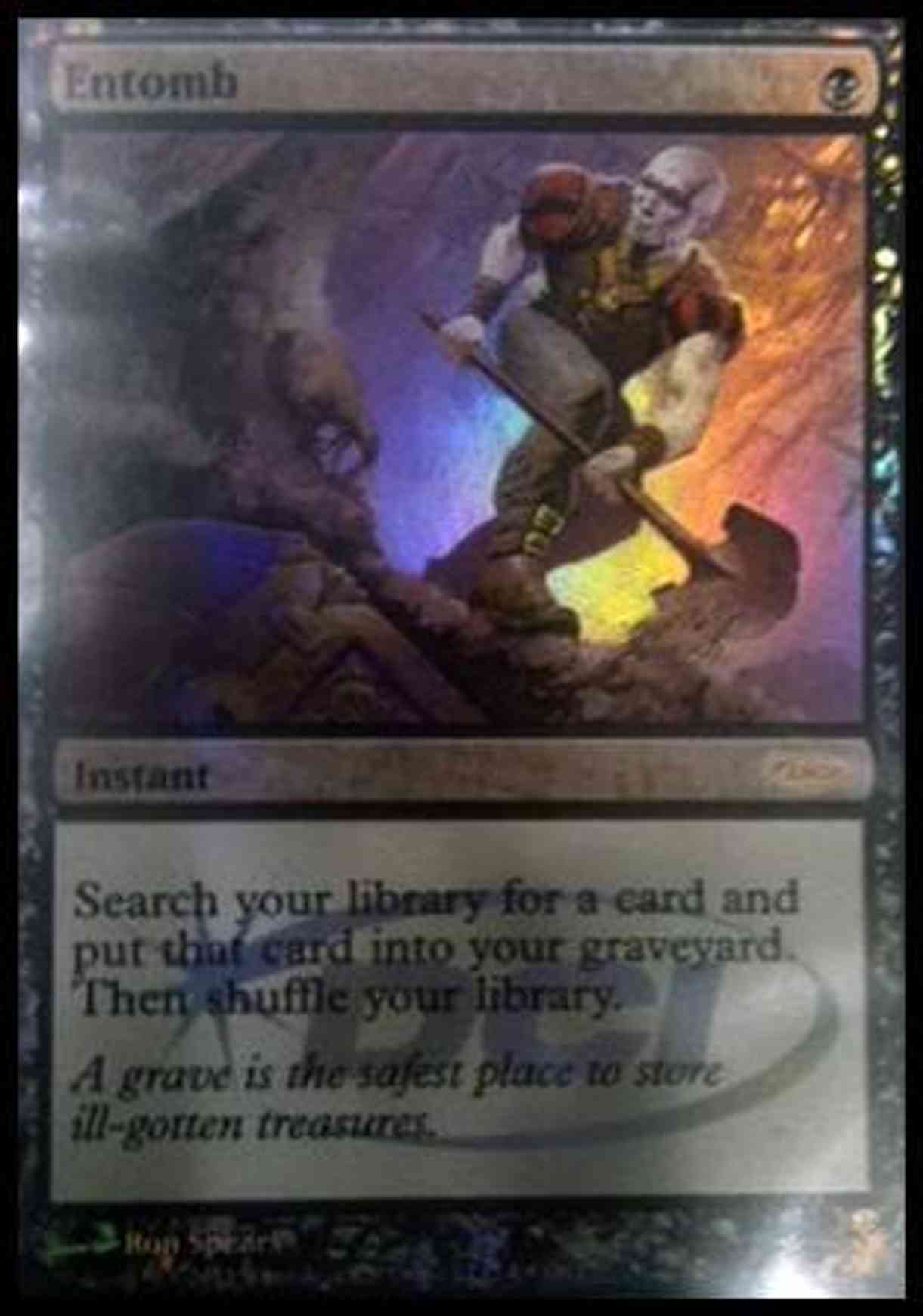 Entomb magic card front