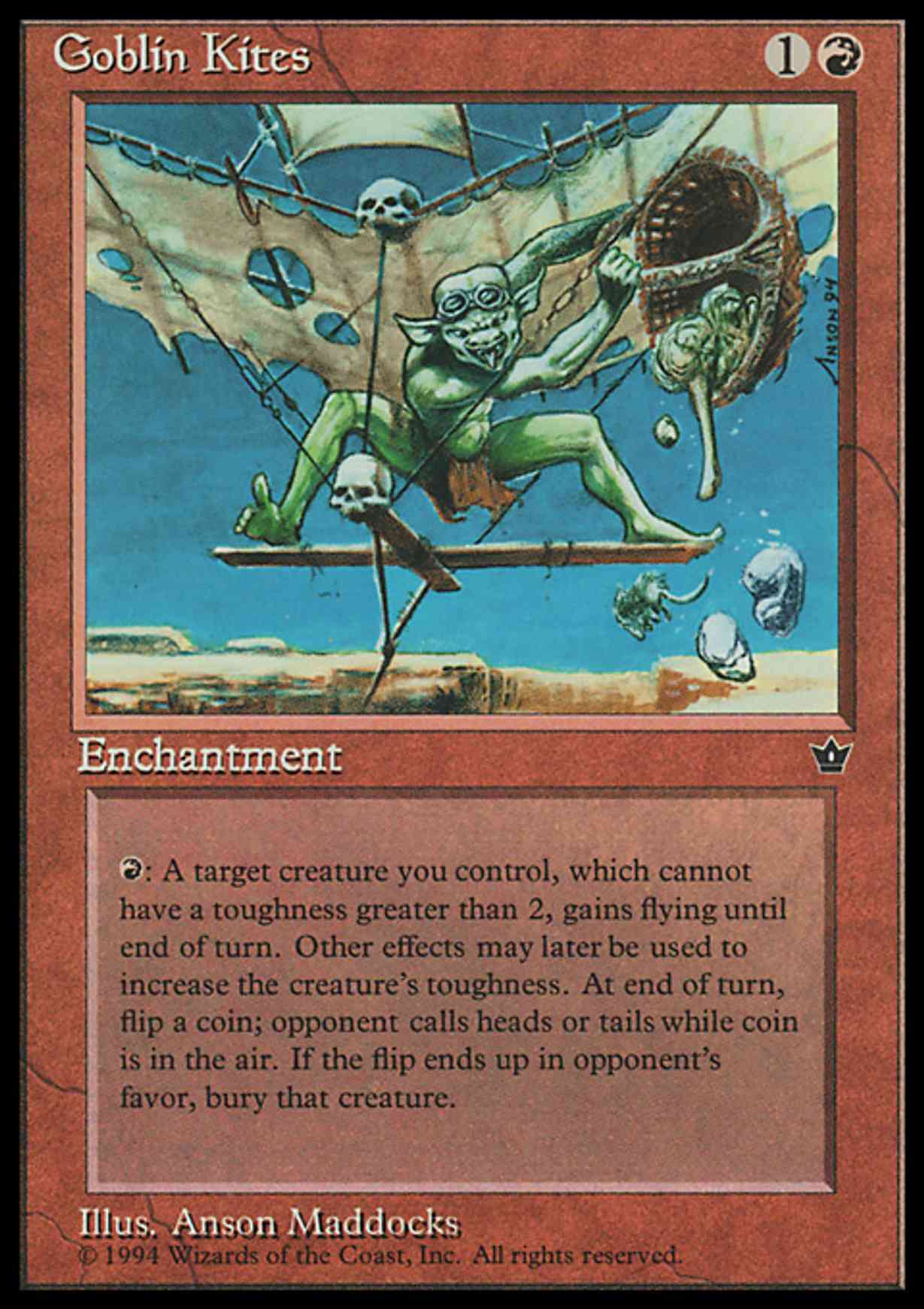 Goblin Kites magic card front