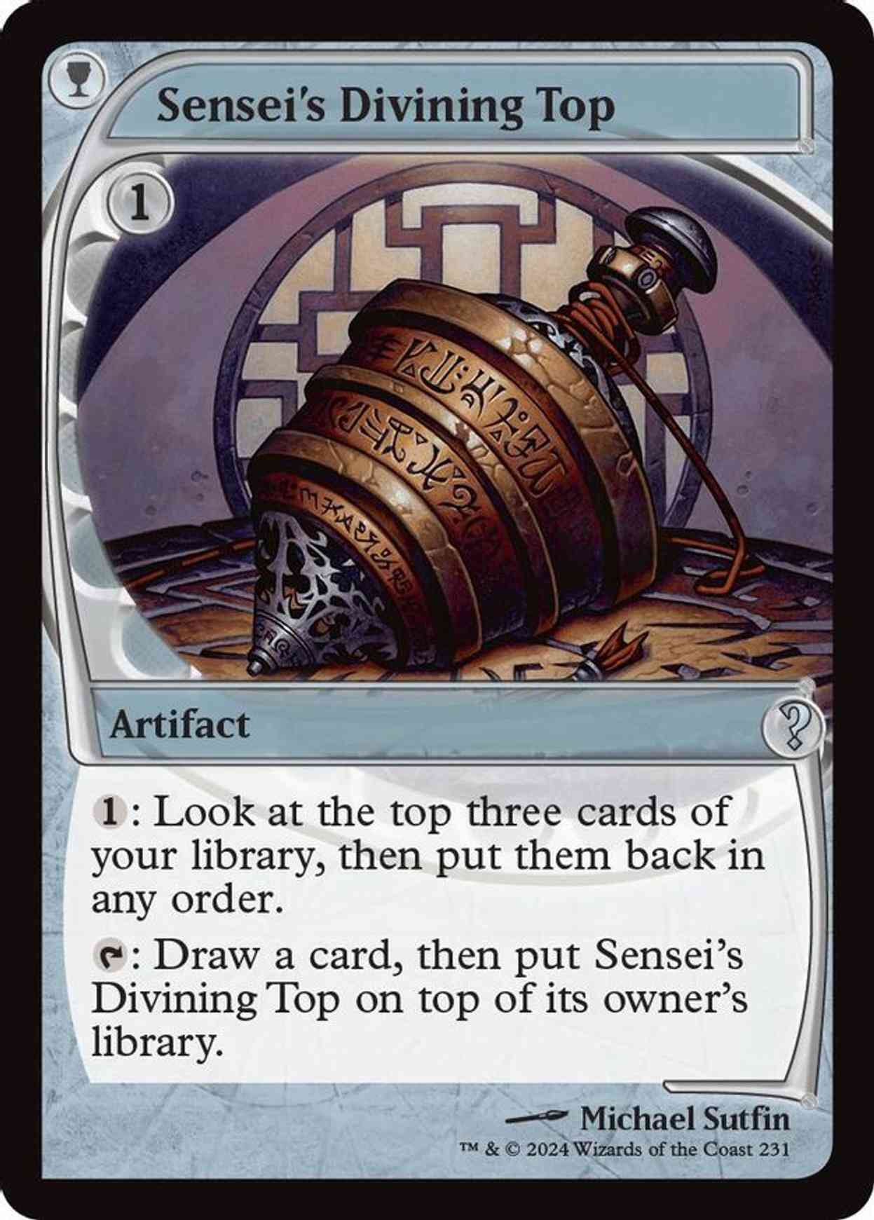 Sensei's Divining Top (Future Sight) magic card front