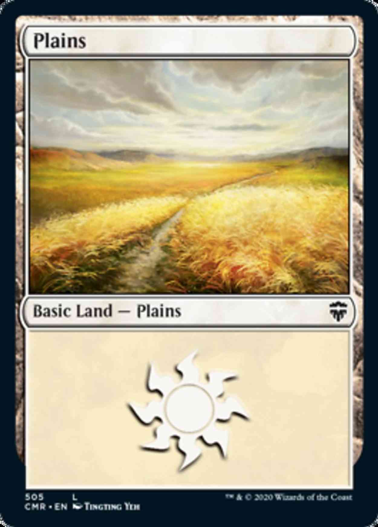 Plains (505) magic card front