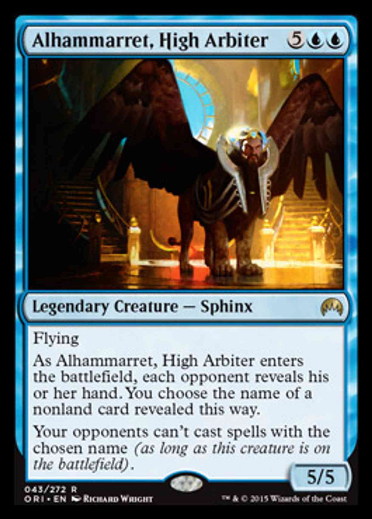 Alhammarret, High Arbiter magic card front