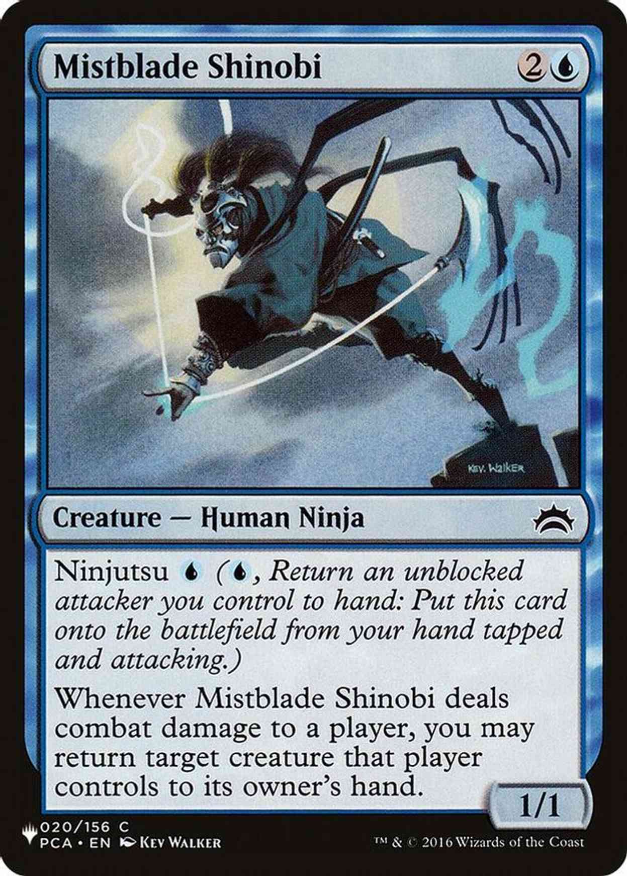 Mistblade Shinobi magic card front