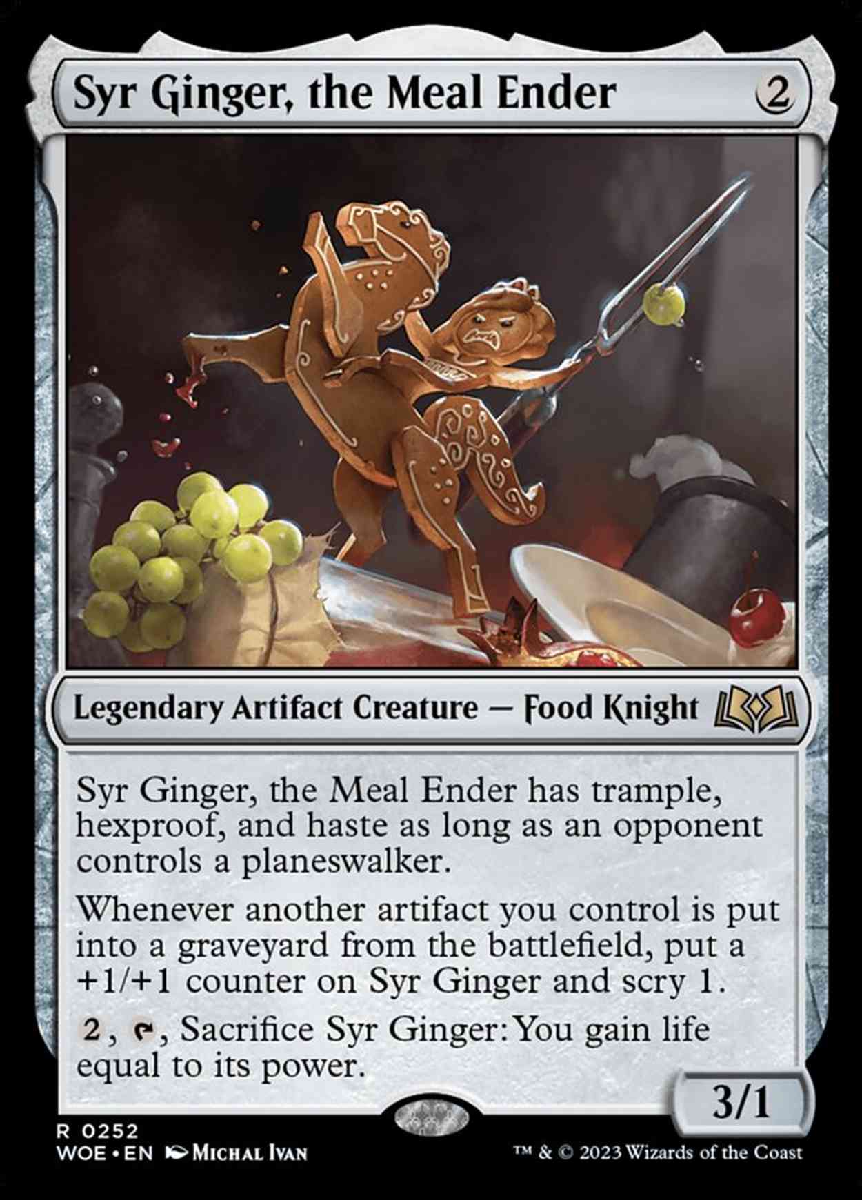 Syr Ginger, the Meal Ender magic card front