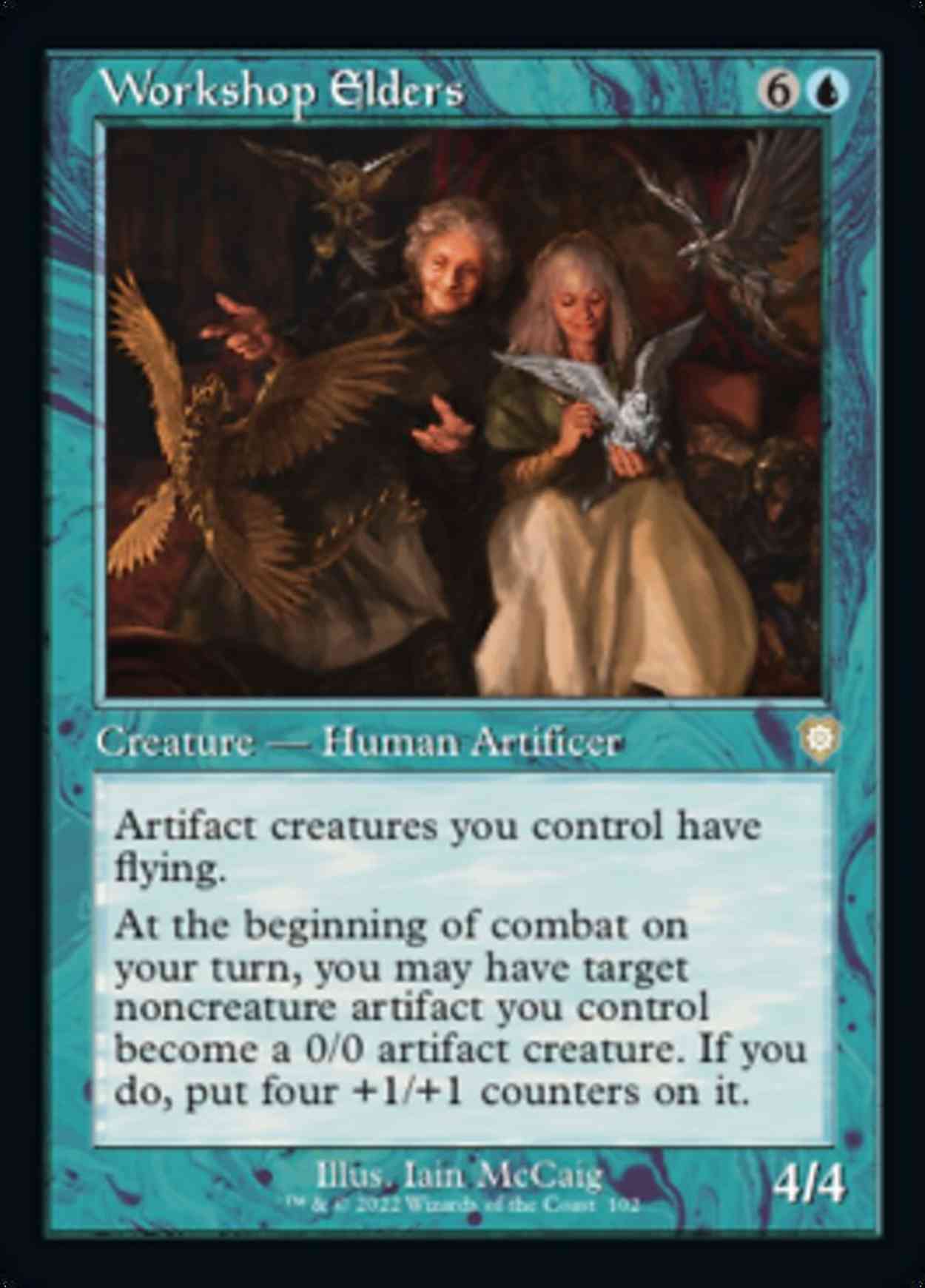 Workshop Elders magic card front