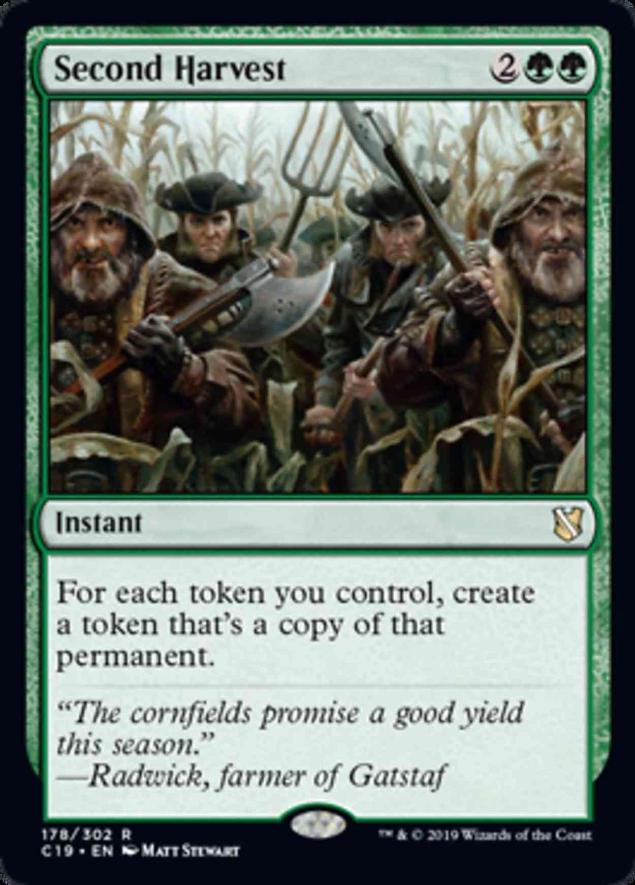 Second Harvest magic card front