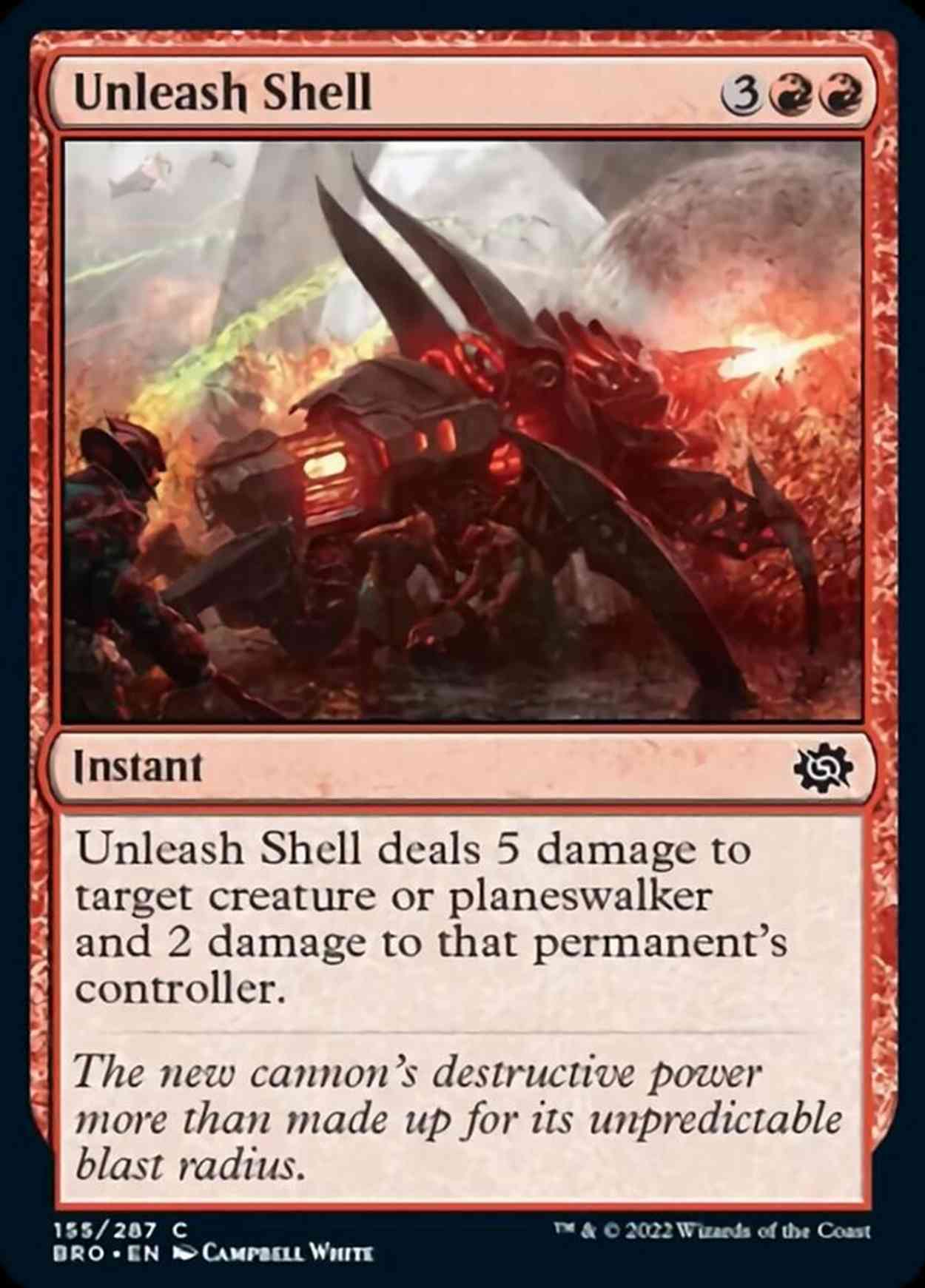 Unleash Shell magic card front