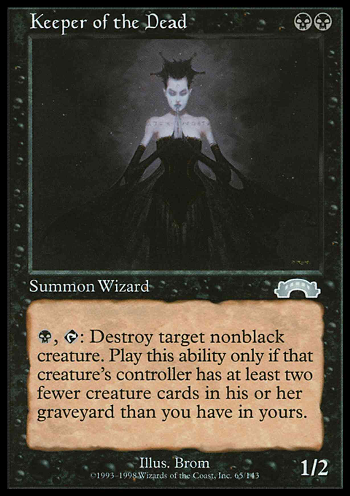 Keeper of the Dead magic card front