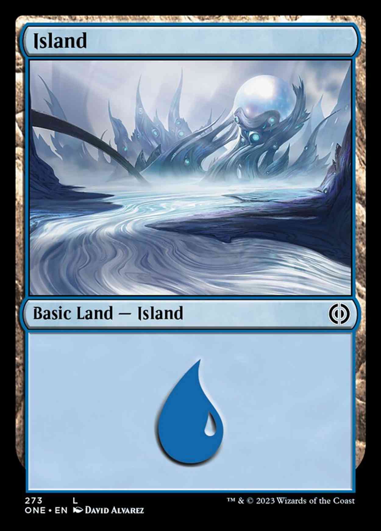 Island (273) magic card front