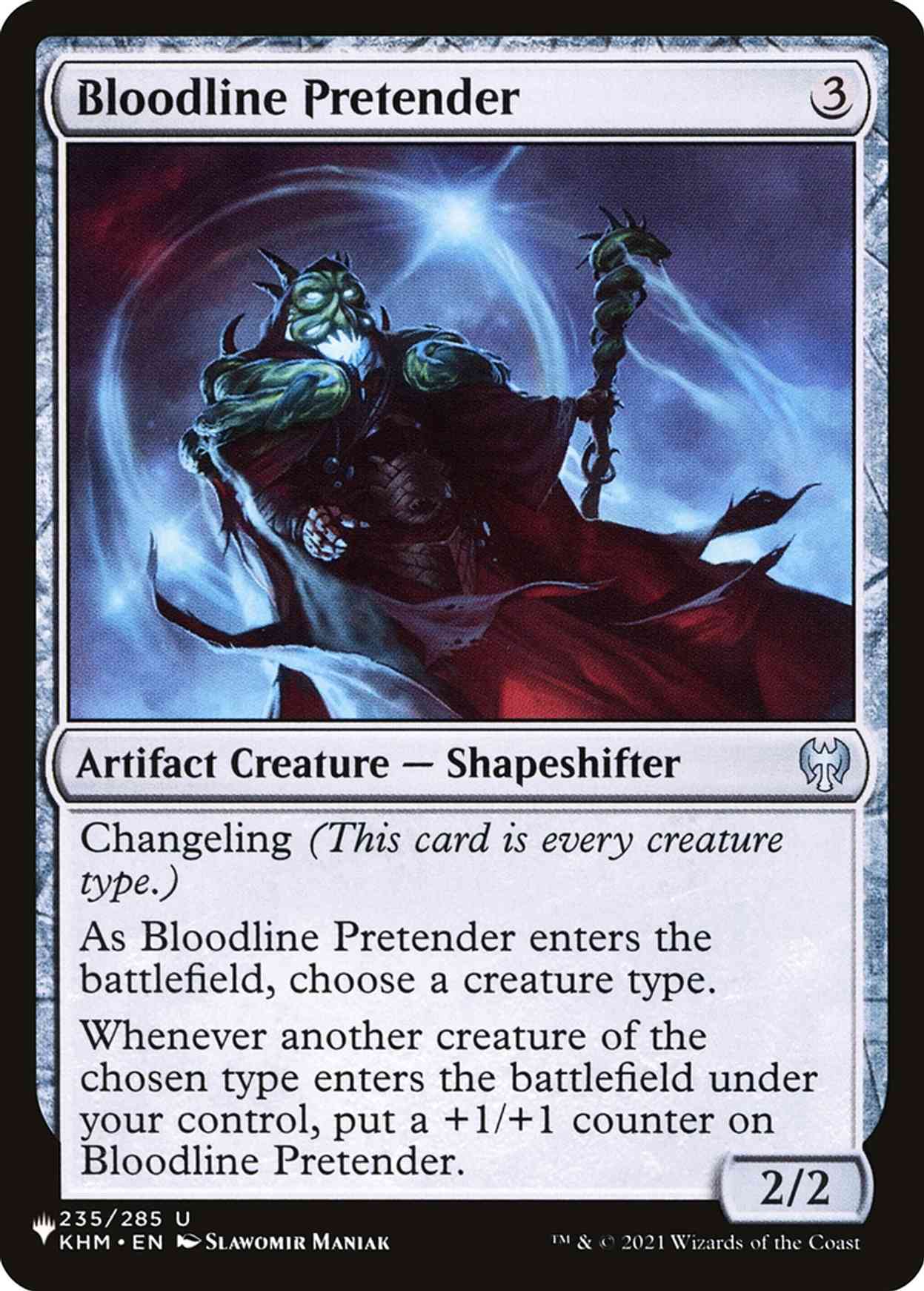 Bloodline Pretender magic card front