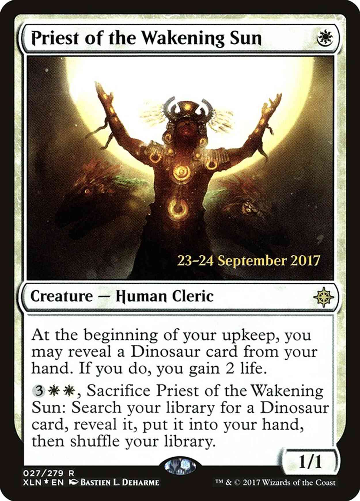 Priest of the Wakening Sun magic card front