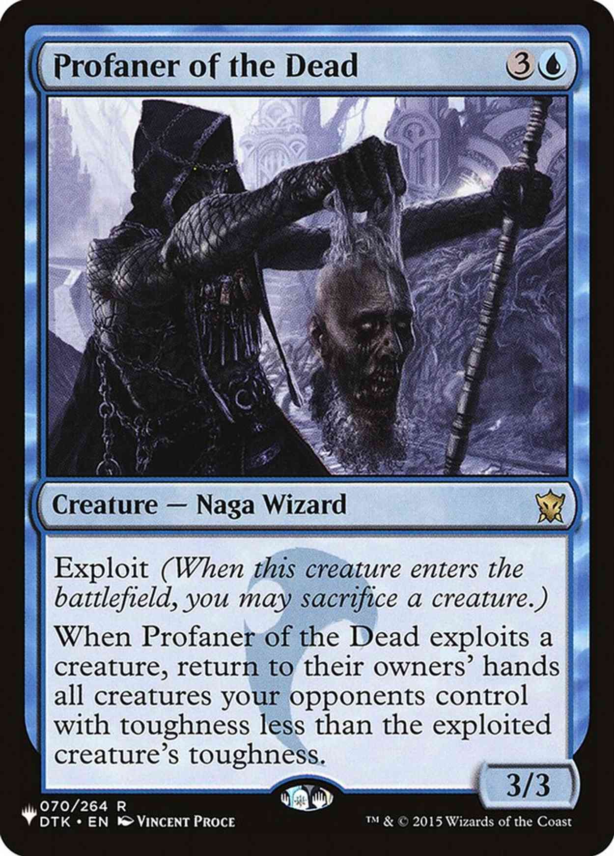 Profaner of the Dead magic card front