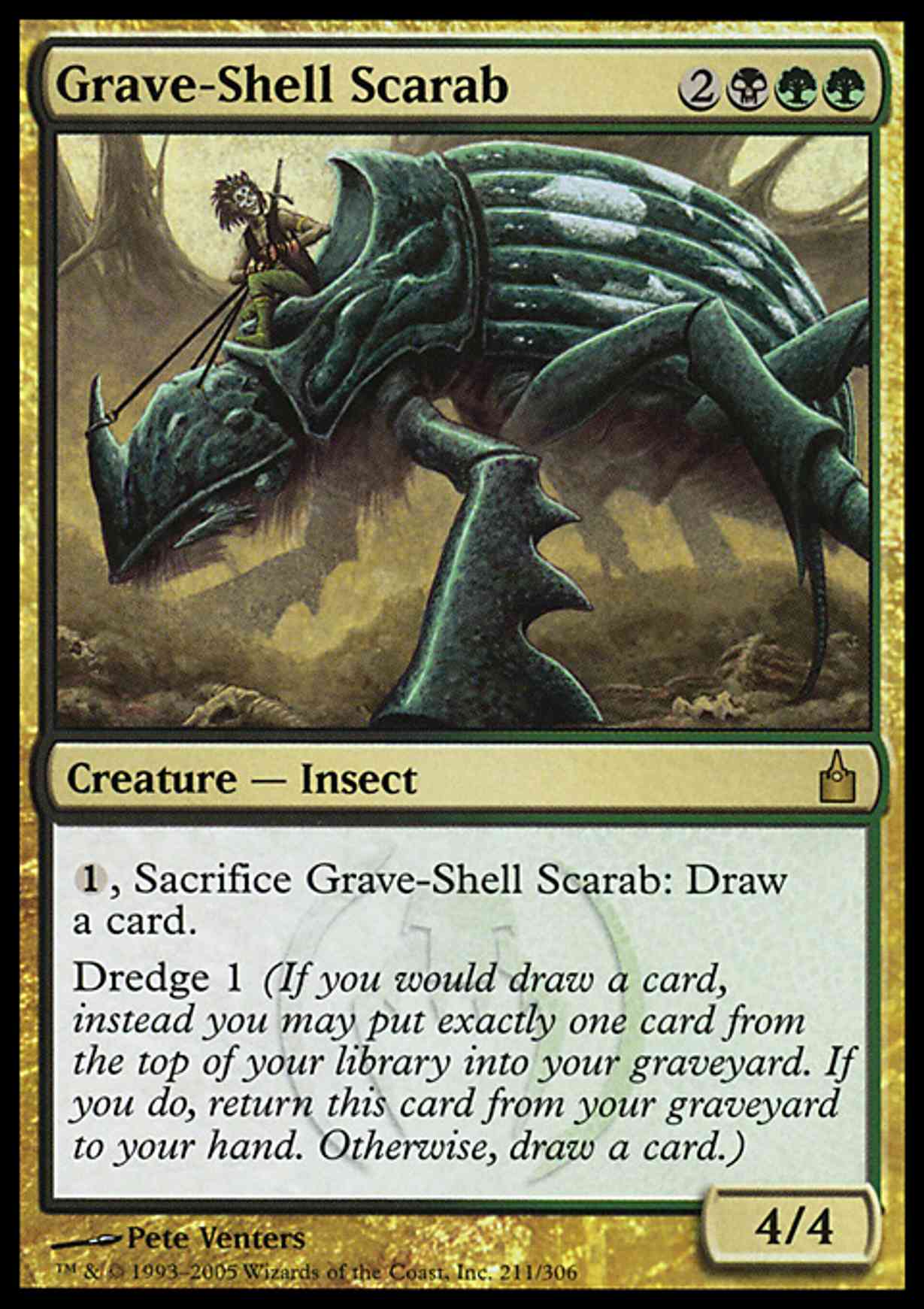 Grave-Shell Scarab magic card front