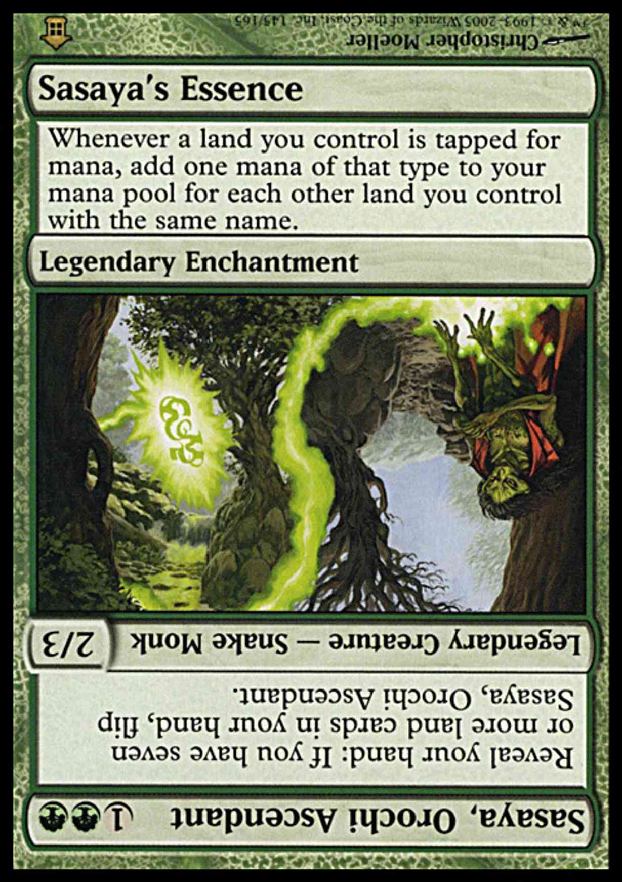 Sasaya, Orochi Ascendant magic card front