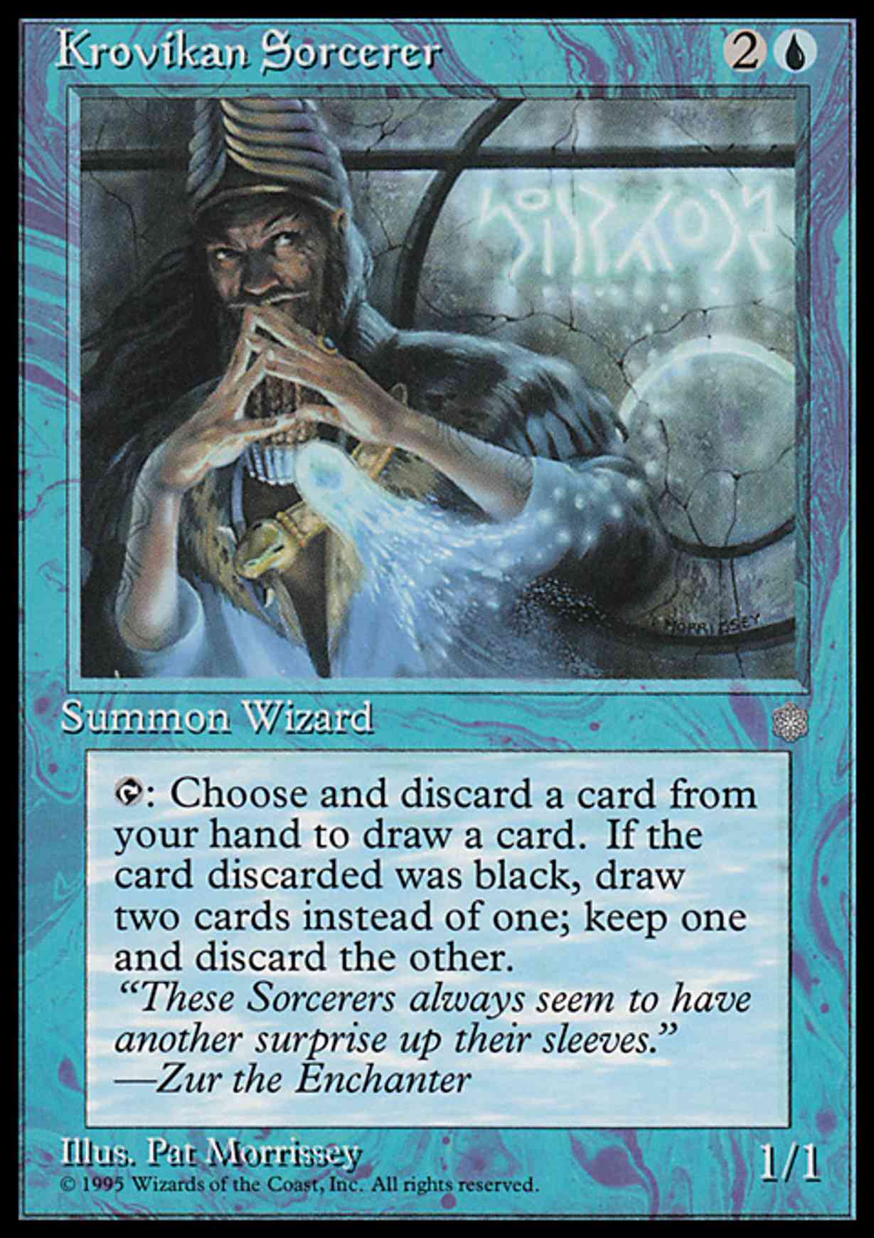 Krovikan Sorcerer magic card front