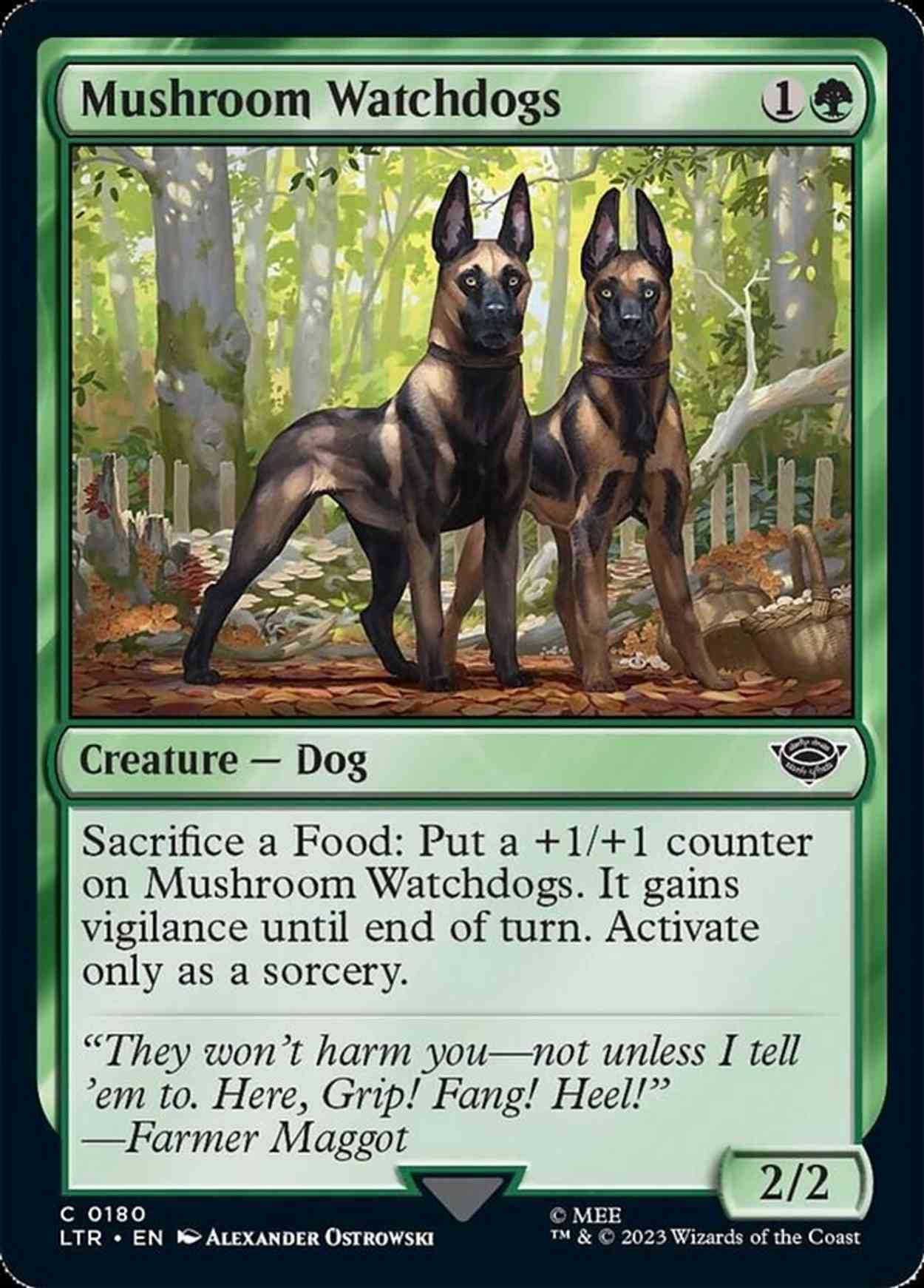 Mushroom Watchdogs magic card front