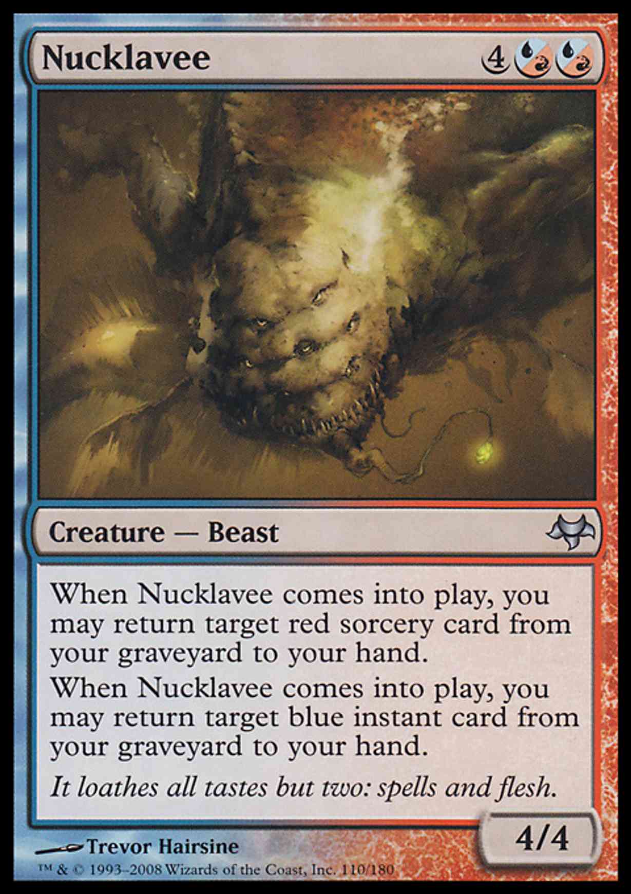 Nucklavee magic card front