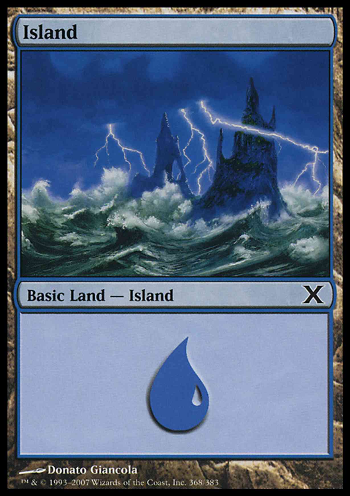 Island (368) magic card front