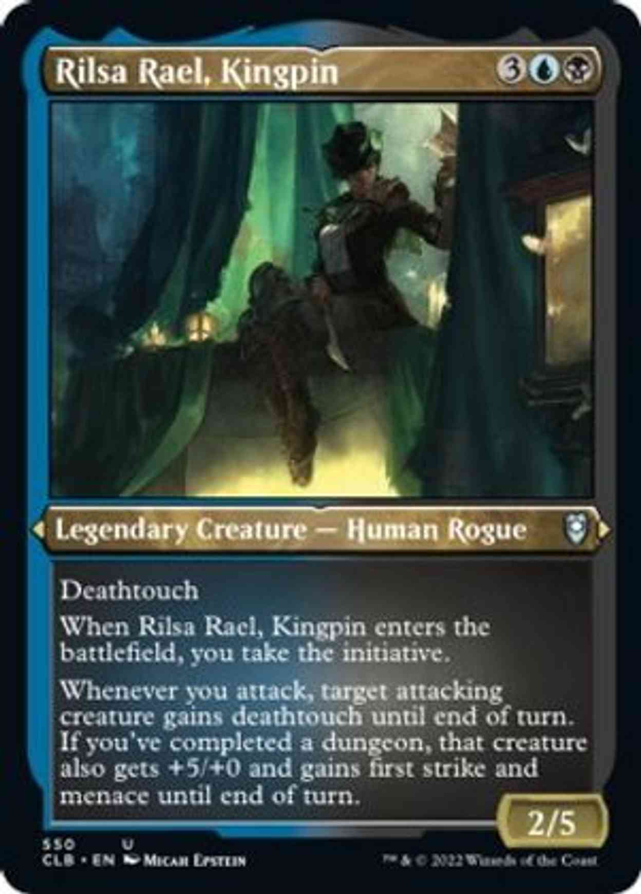 Rilsa Rael, Kingpin (Foil Etched) magic card front