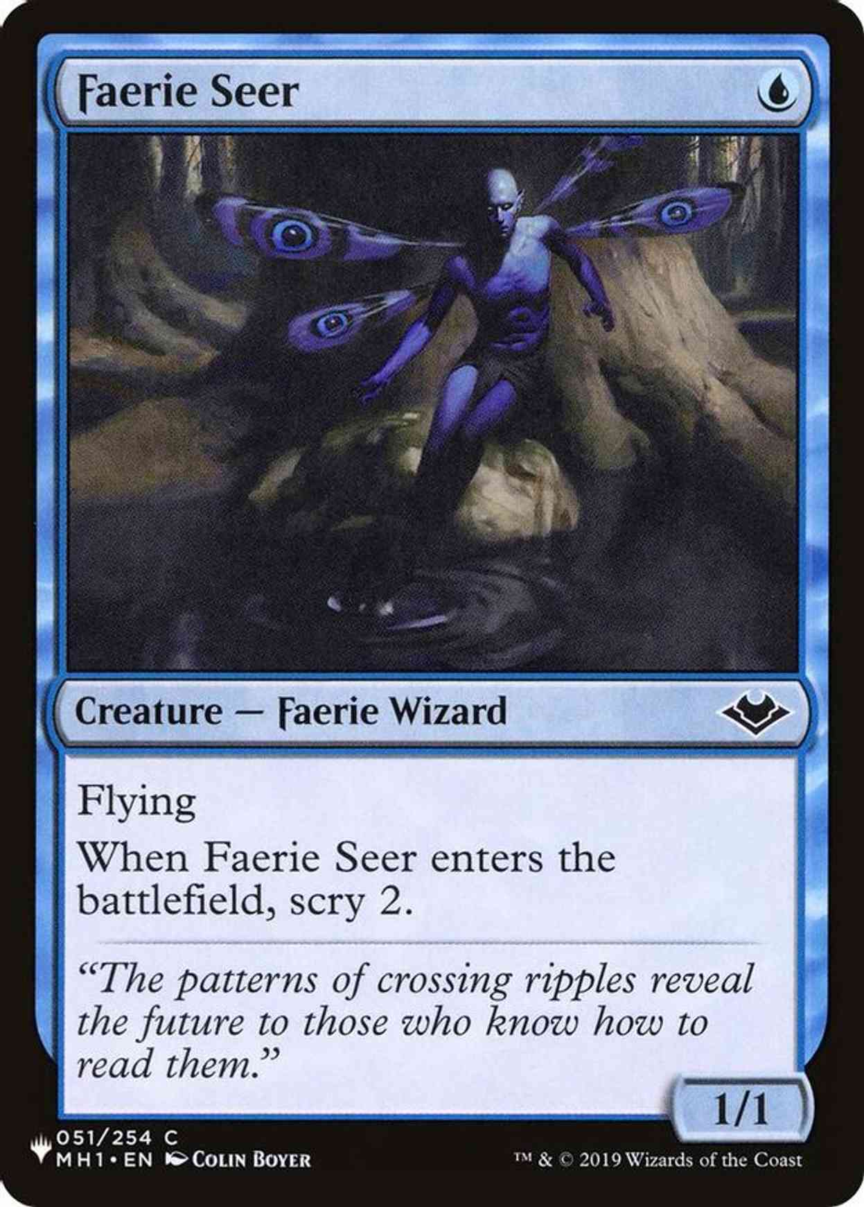 Faerie Seer magic card front