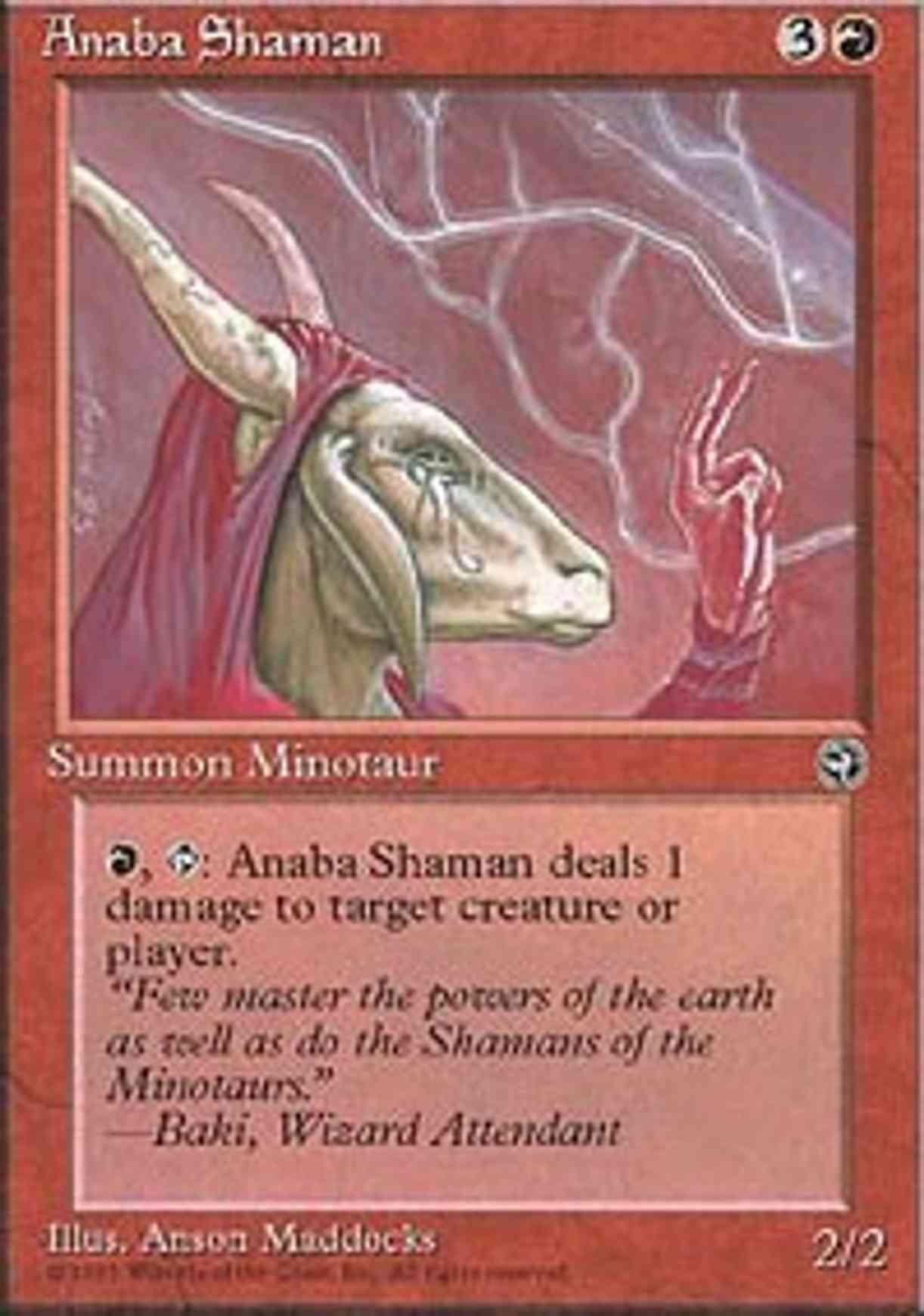 Anaba Shaman [Version 2] magic card front