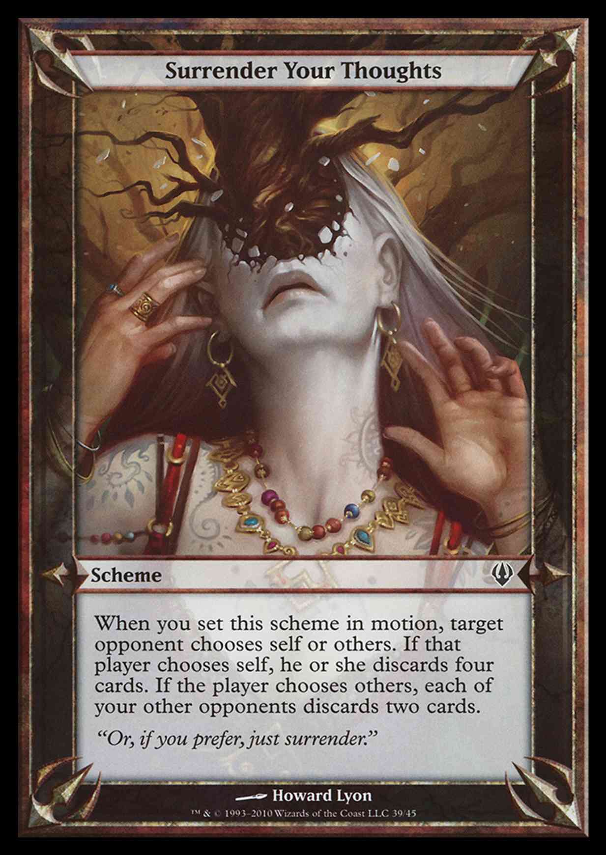 Surrender Your Thoughts (Archenemy) magic card front