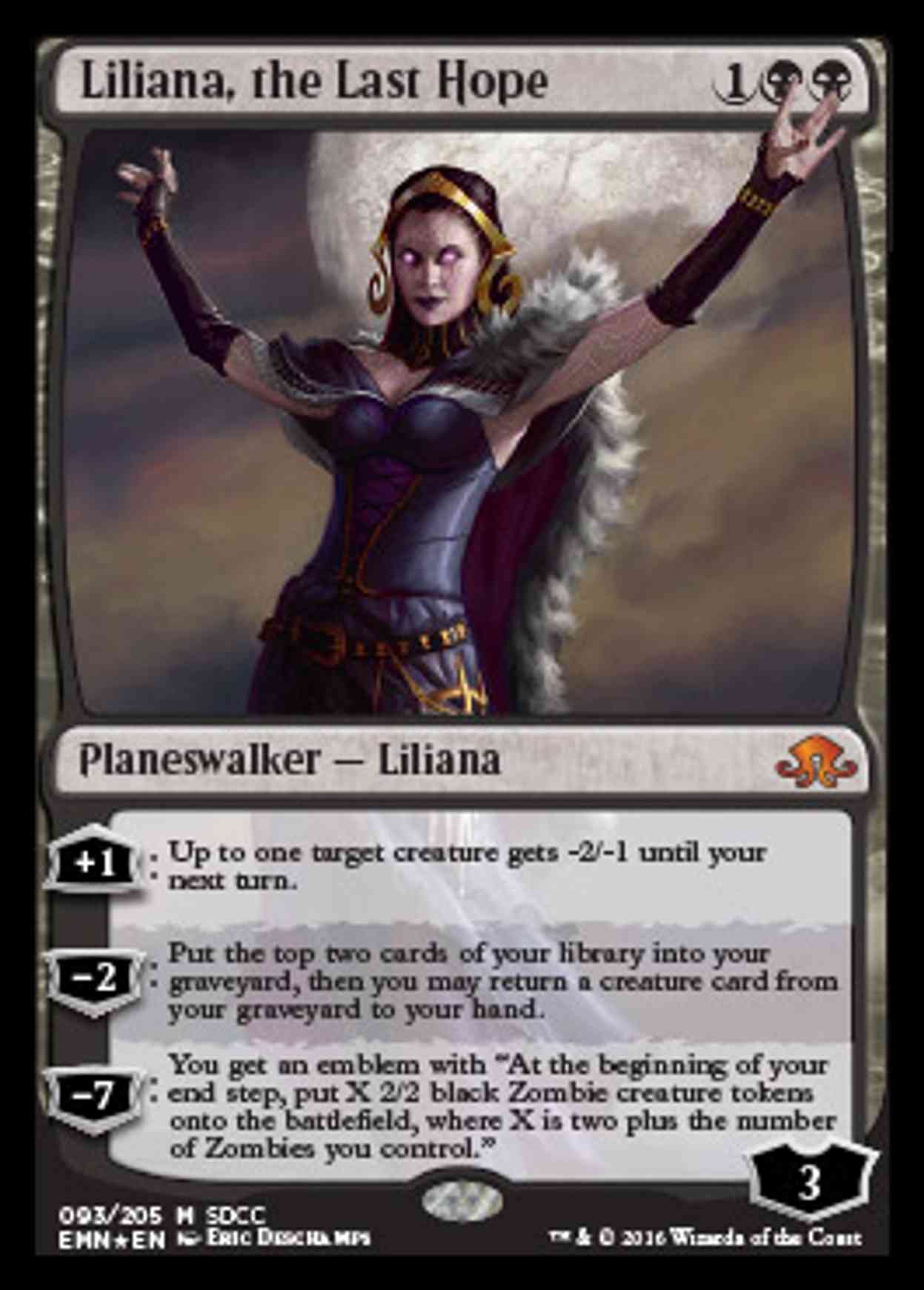 Liliana, the Last Hope (SDCC 2016 Exclusive) magic card front