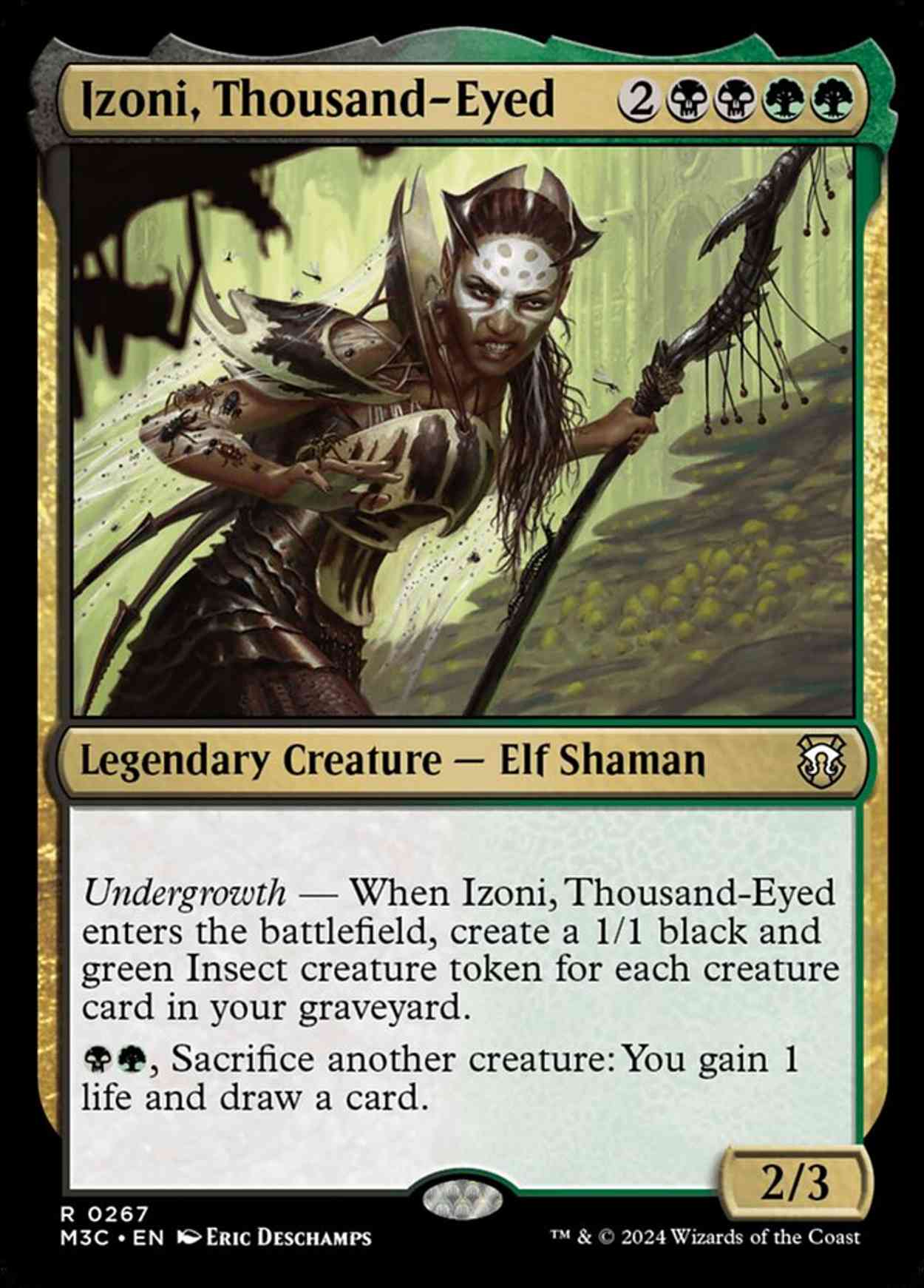 Izoni, Thousand-Eyed magic card front