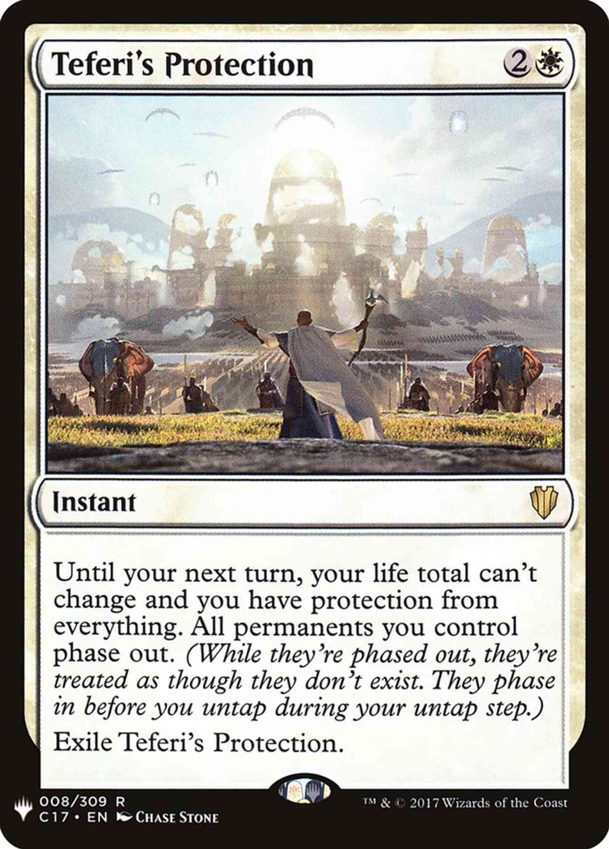 Teferi's Protection magic card front