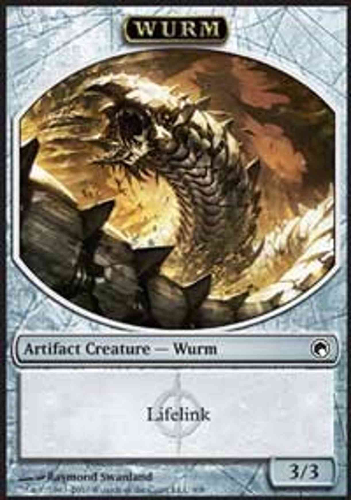 Wurm Token (Lifelink) magic card front