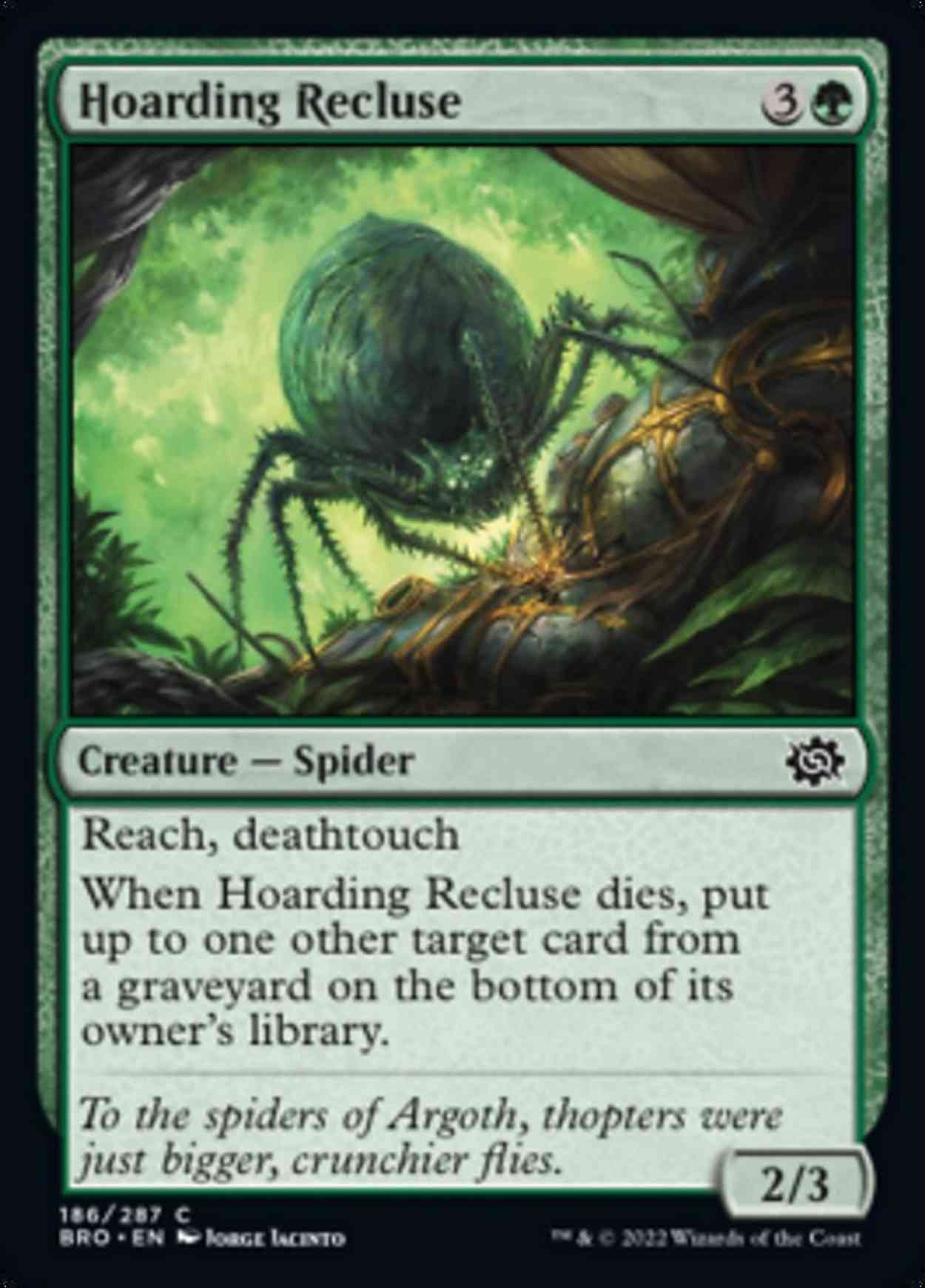 Hoarding Recluse magic card front